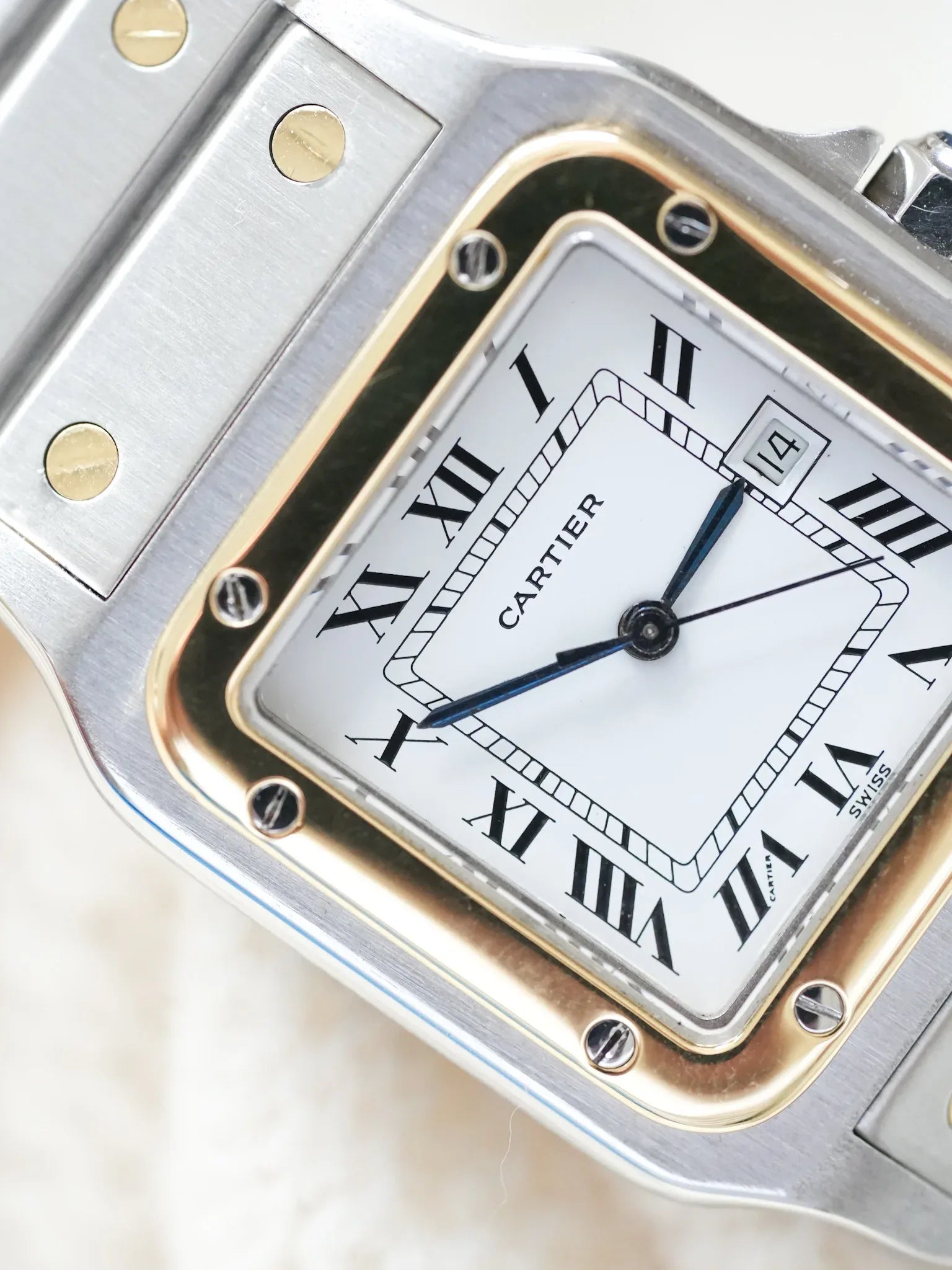 Cartier - Santos 2961 Acier Or Magnifique état - 1980s - Atelier Victor