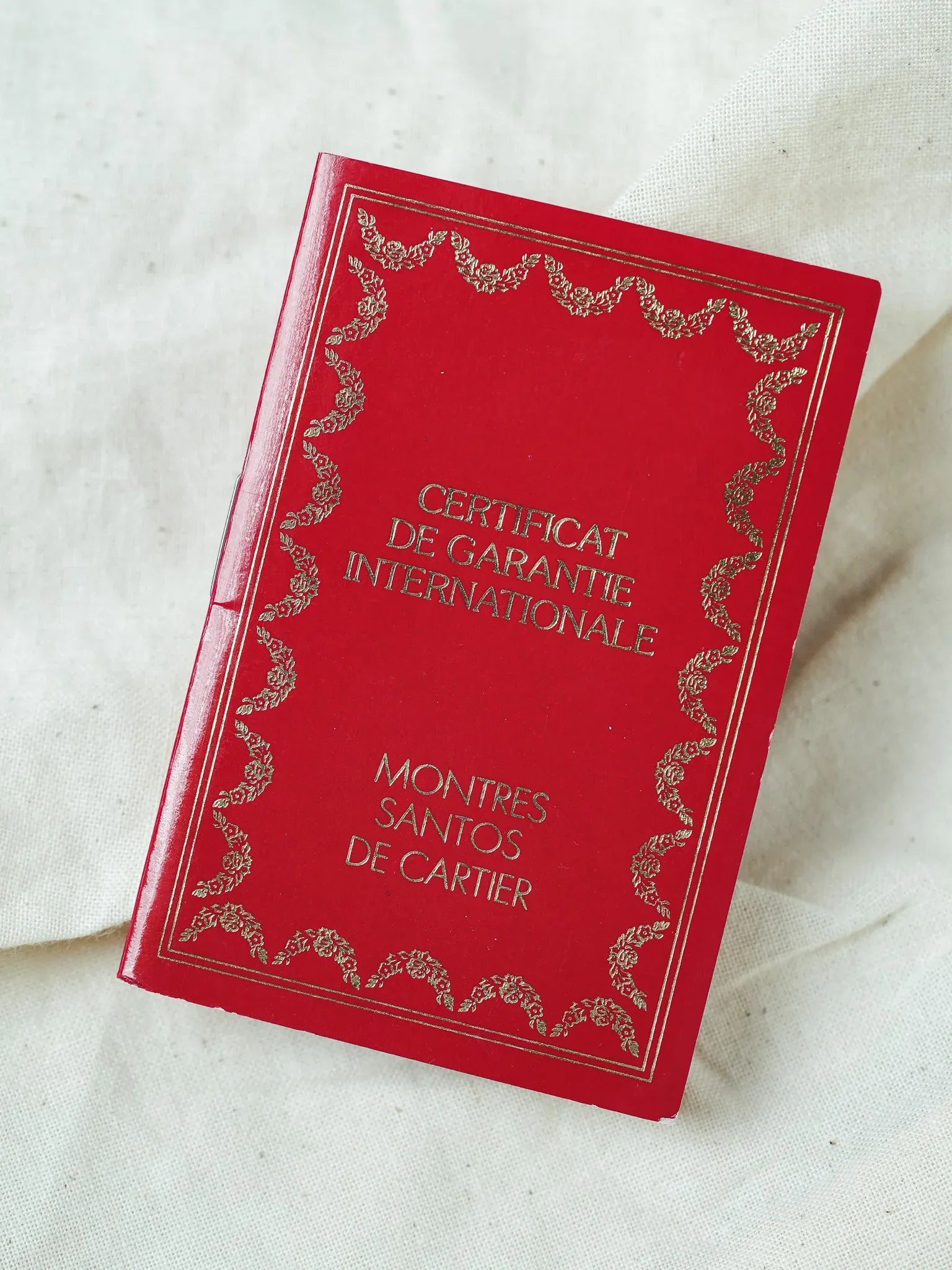 Cartier - Santos 9057 Acier chiffres romain bleu 24mm - Boite & Papier - 1991 - Atelier Victor