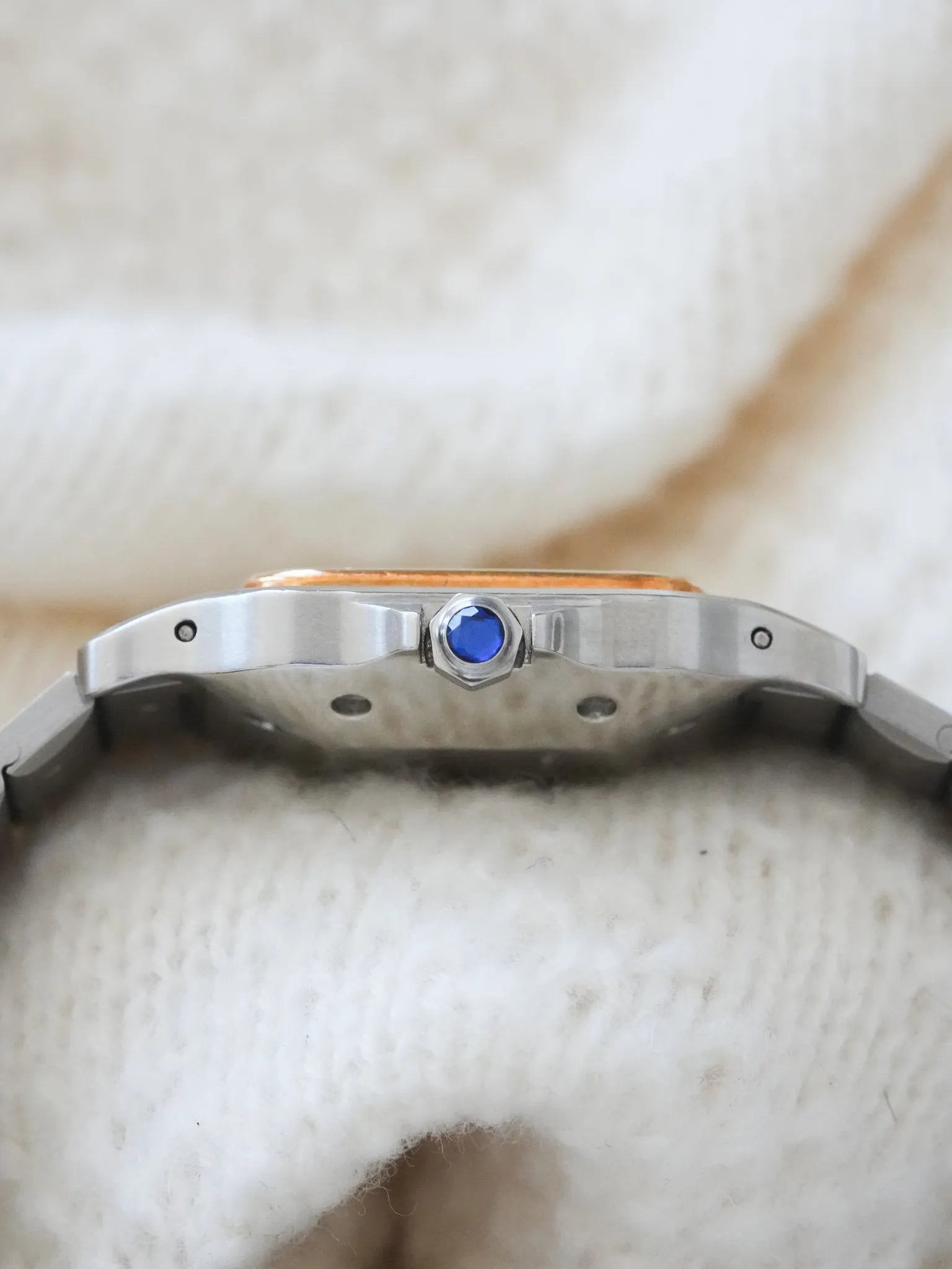 Cartier - Santos Carrée 2961 Acier Or - boite - 1990s - Atelier Victor Paris - Vintage Watch Shop Dubai