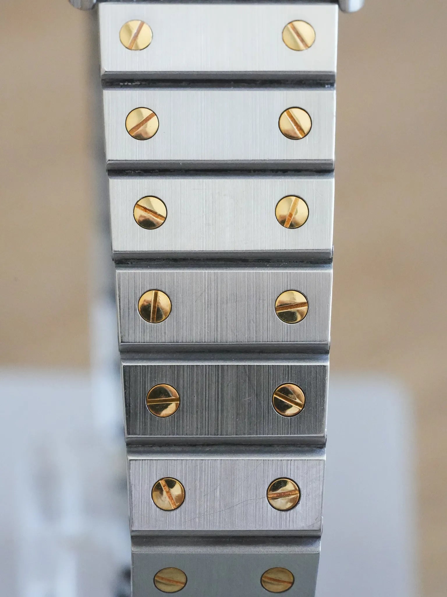 Cartier - Santos Carrée 2961 Acier Or - boite - 1990s - Atelier Victor Paris - Vintage Watch Shop Dubai