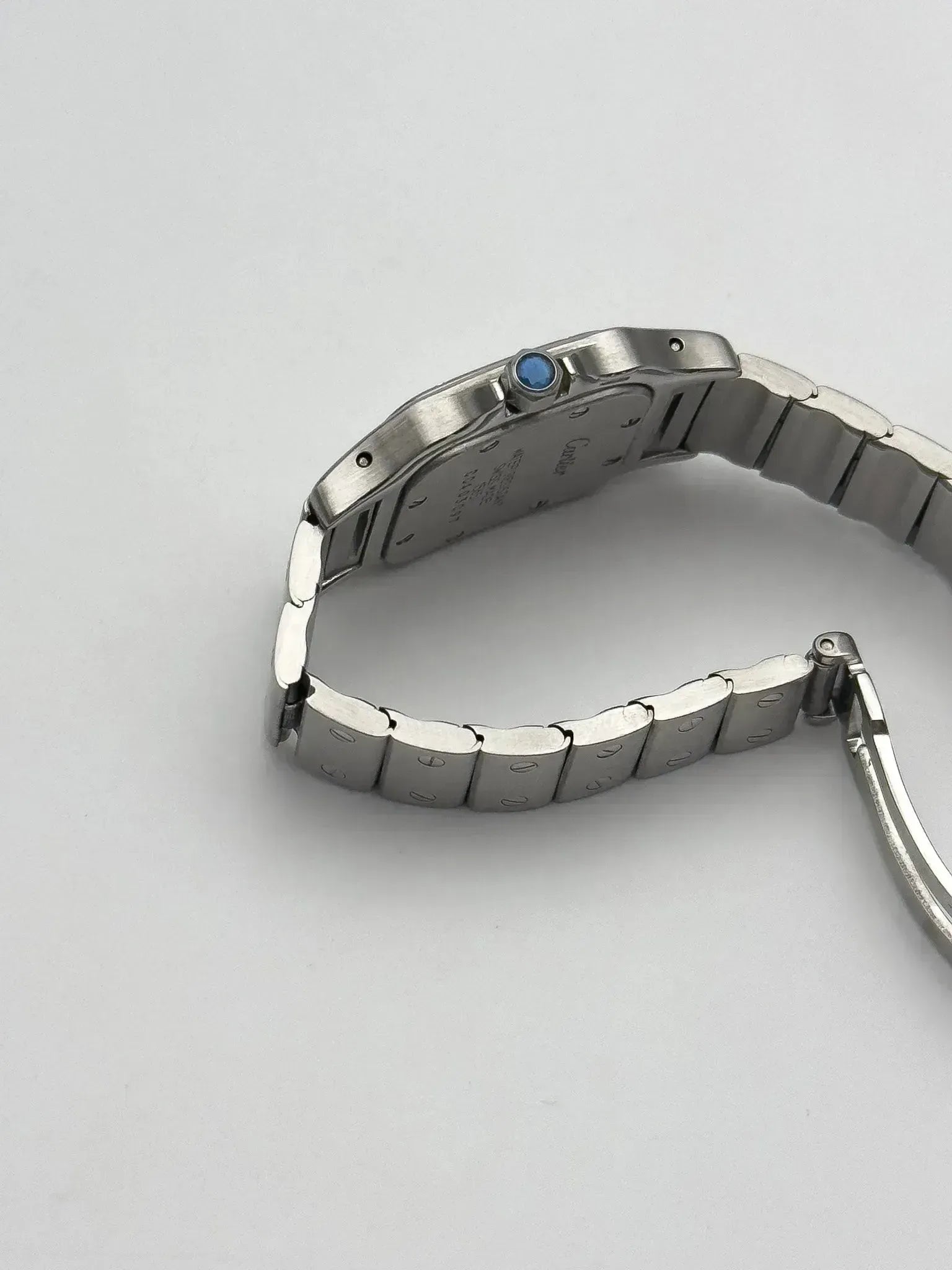 Cartier - Santos Galbée 1565 acier femme - 1990s - Atelier Victor