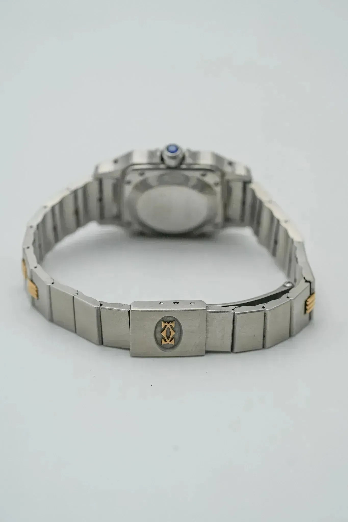 Cartier - Santos Godron 24mm acier or - 1980s - Atelier Victor