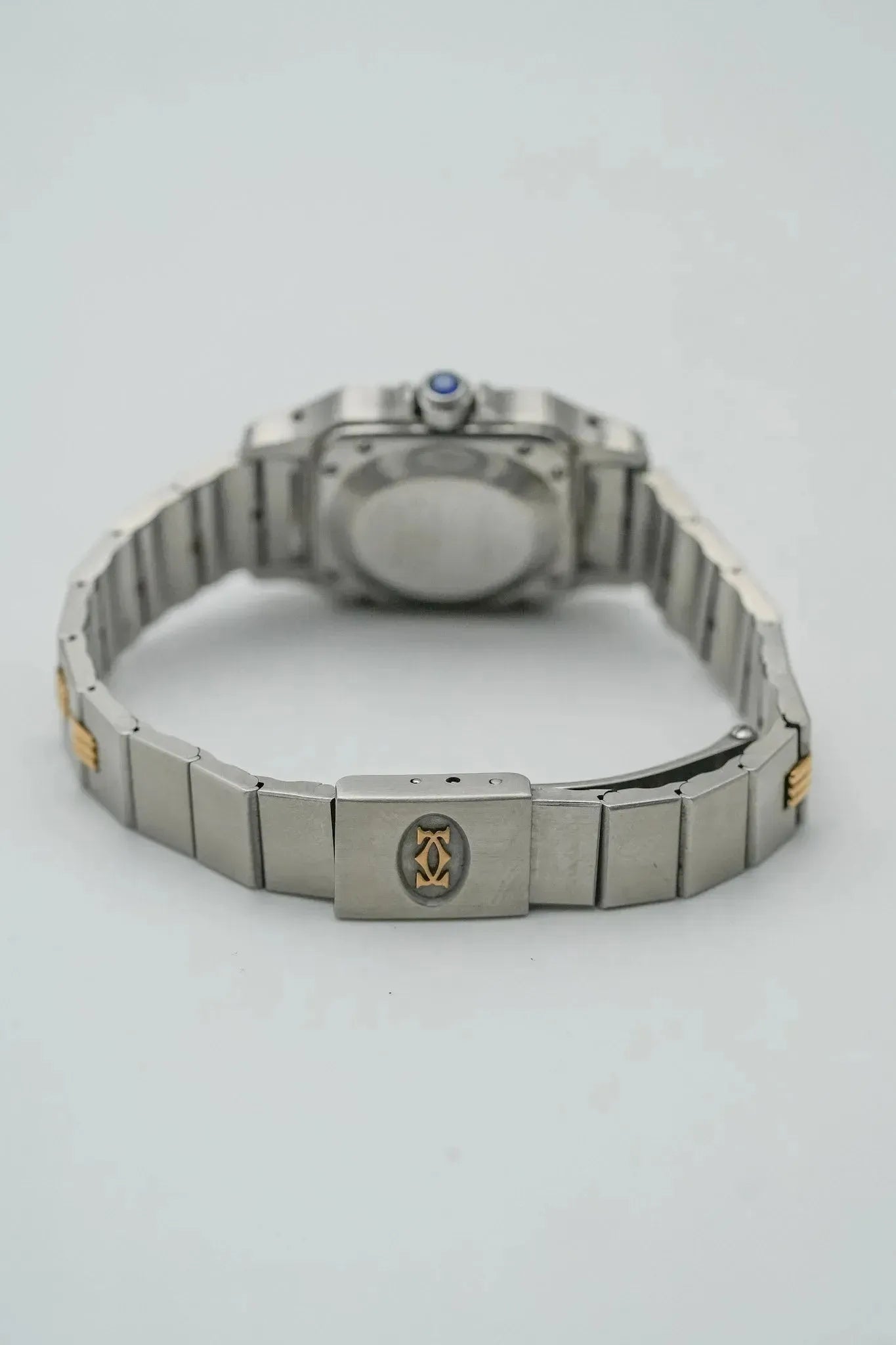 Cartier - Santos Godron 24mm acier or - 1980s - Atelier Victor