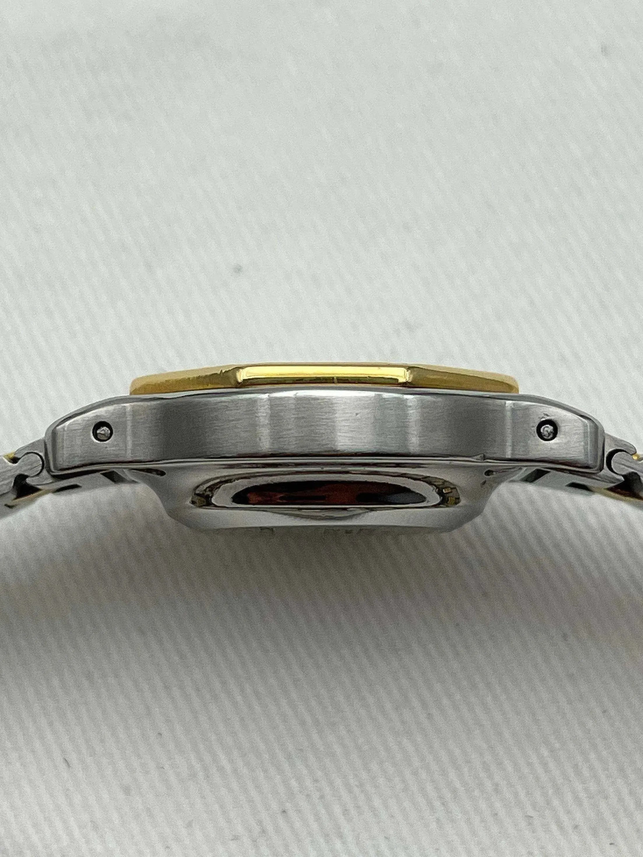 Cartier - SANTOS GODRON 24MM acier or - 1990s - Atelier Victor