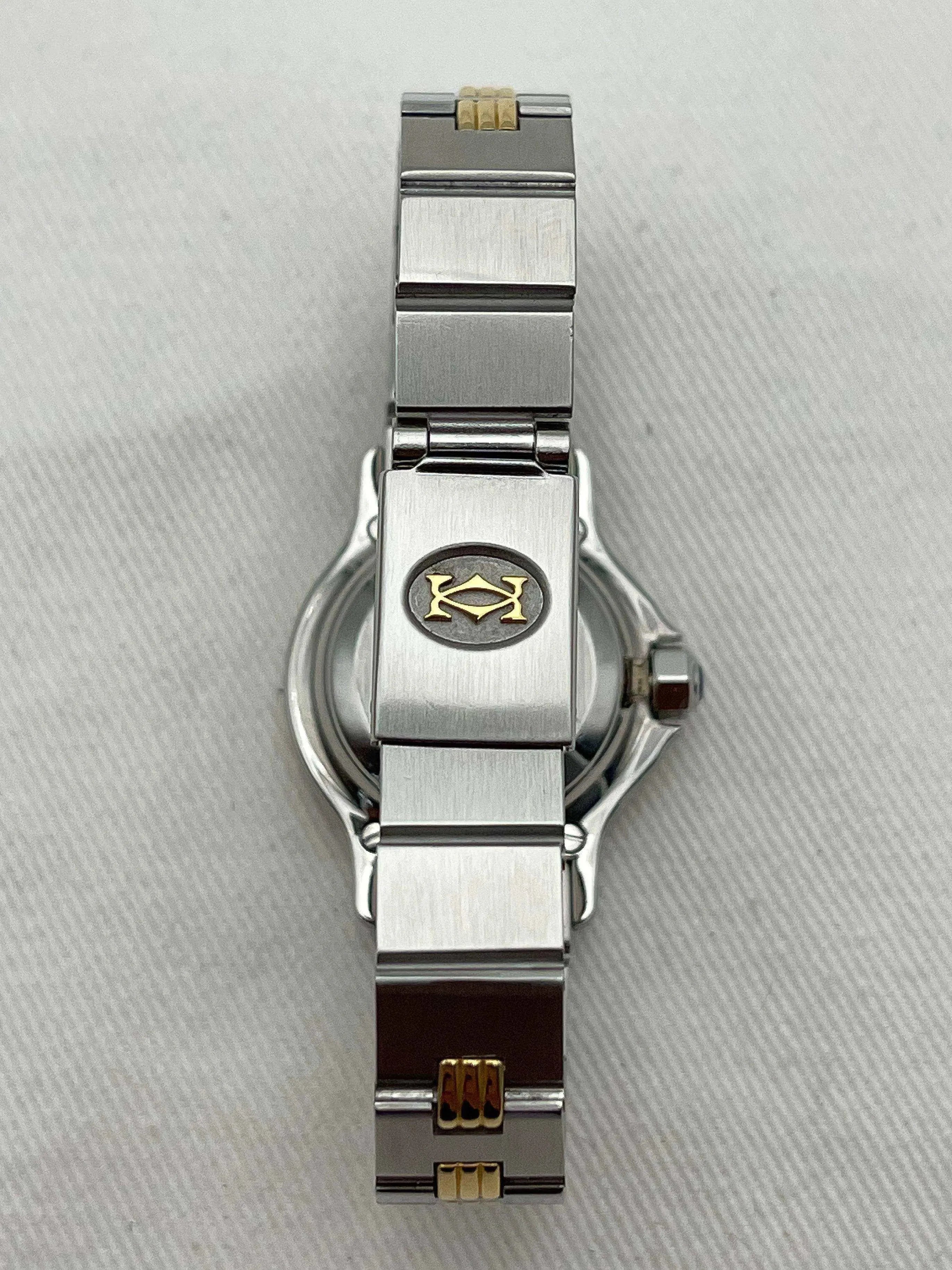 Cartier - SANTOS GODRON 24MM acier or - 1990s - Atelier Victor Paris - Vintage Watch Shop Dubai