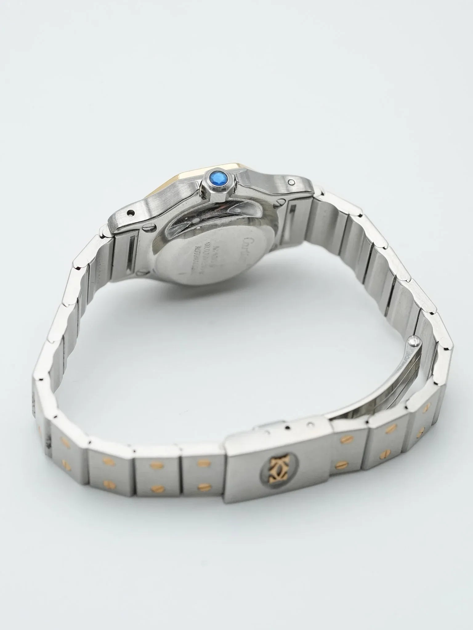 Cartier - Santos Octogonale 24mm auto acier or - 1980s - Atelier Victor