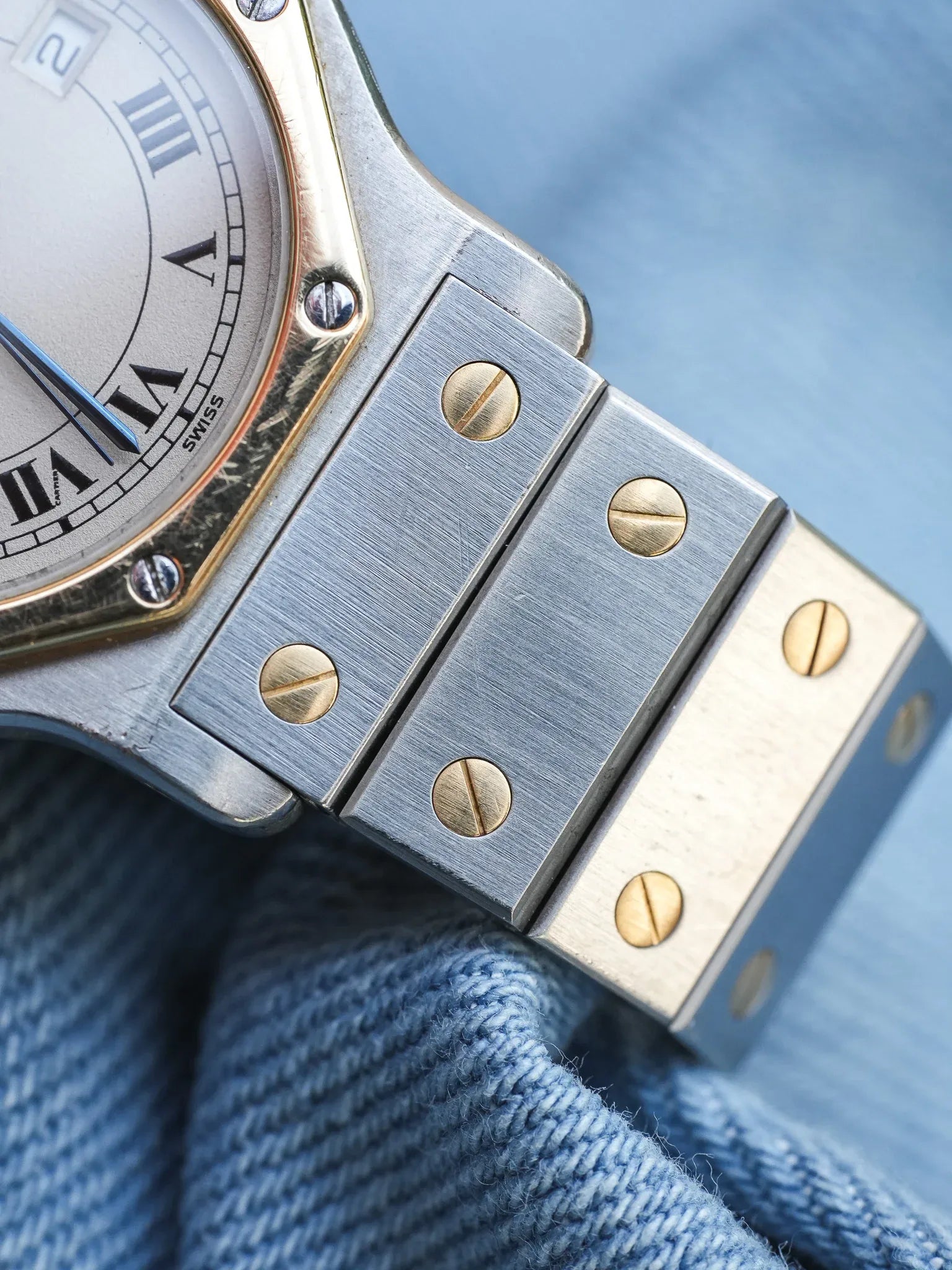 Cartier - Santos Octogonale 29mm Acier Or Quartz - Boite & Documentation - 1990s - Atelier Victor