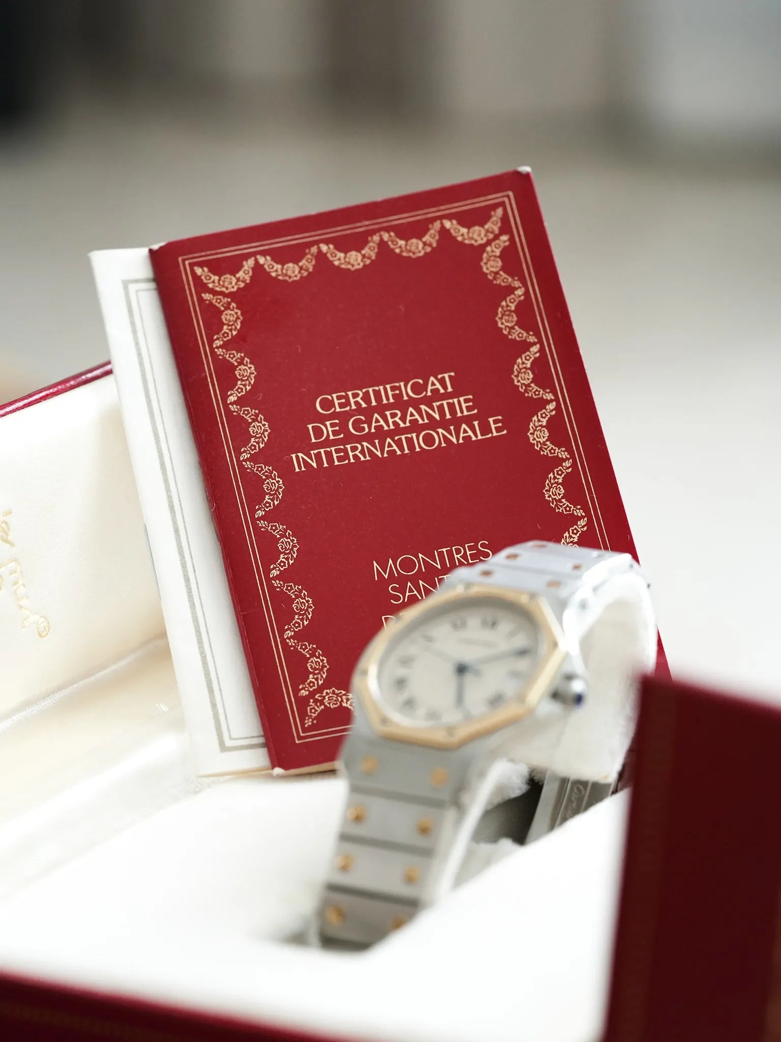 Cartier - Santos Octogonale 29mm Acier Or Quartz - Boite & Papier - 1989 - Atelier Victor Paris - Vintage Watch Shop Dubai