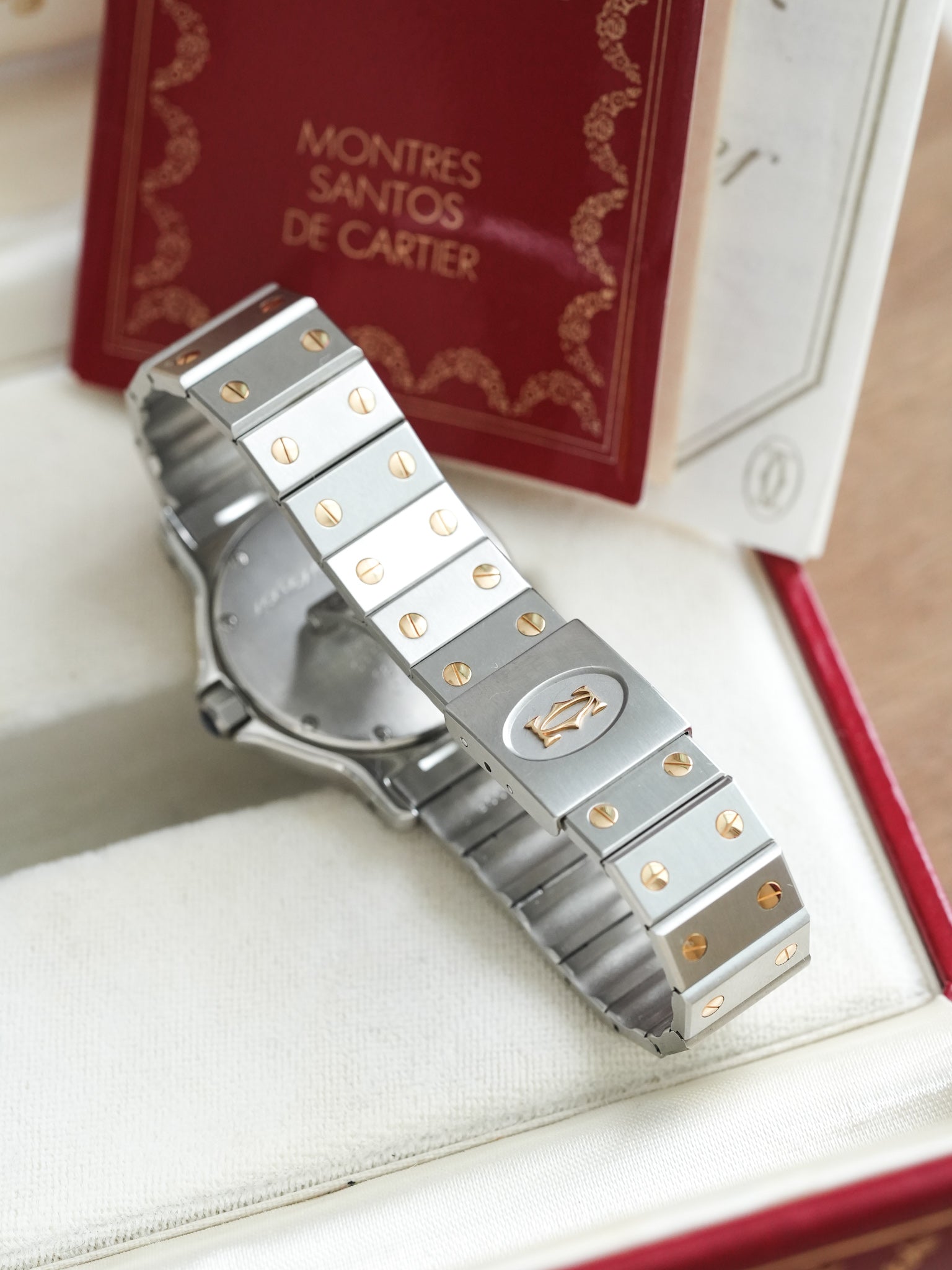 Cartier - Santos Octogonale 29mm Acier Or Quartz - Boite & Papier - 1989 - Atelier Victor Paris - Vintage Watch Shop Dubai