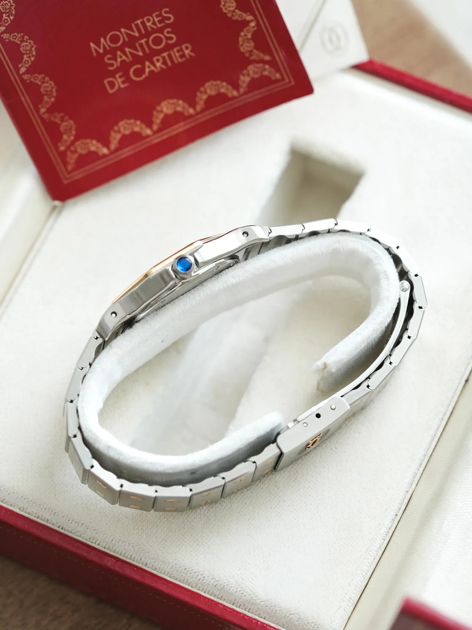 Cartier - Santos Octogonale 29mm Acier Or Quartz - Boite & Papier - 1989 - Atelier Victor Paris - Vintage Watch Shop Dubai