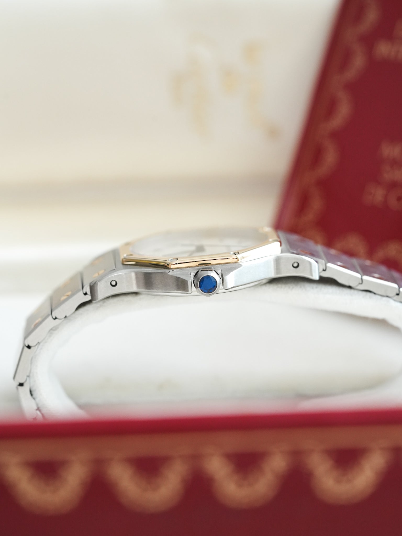 Cartier - Santos Octogonale 29mm Acier Or Quartz - Boite & Papier - 1989 - Atelier Victor Paris - Vintage Watch Shop Dubai