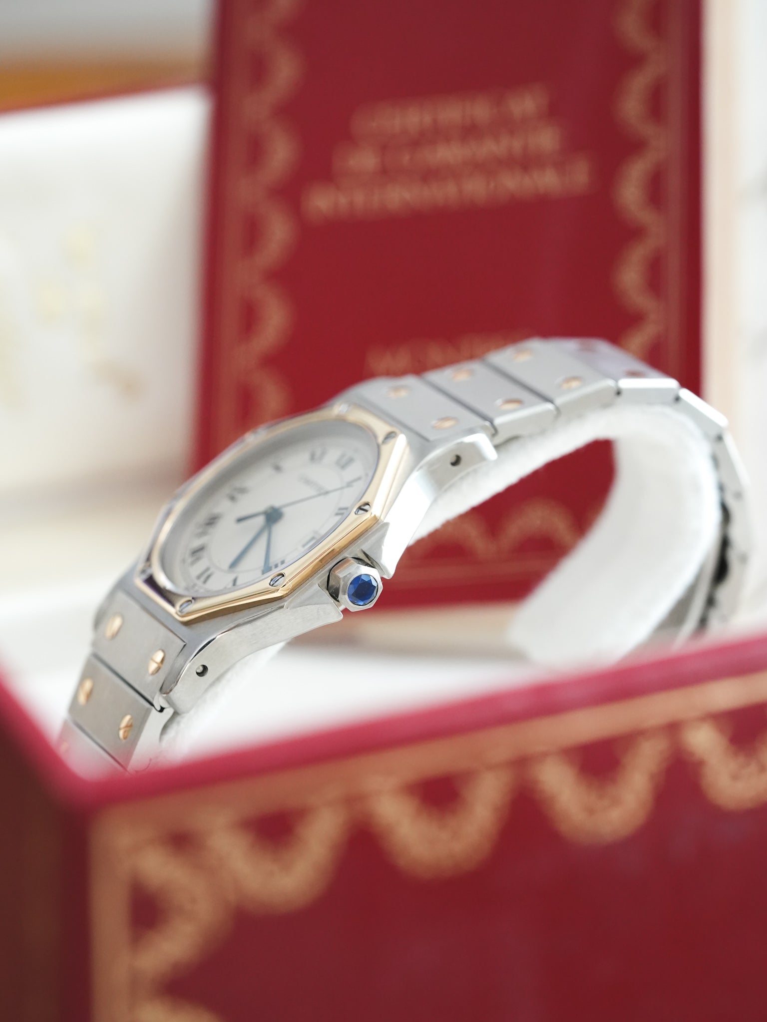 Cartier - Santos Octogonale 29mm Acier Or Quartz - Boite & Papier - 1989 - Atelier Victor Paris - Vintage Watch Shop Dubai