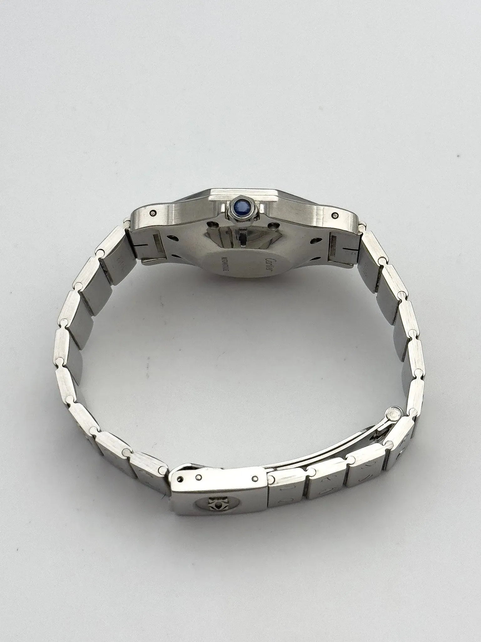 Cartier - Santos Octogonale Acier 30mm auto - boite - 1980s - Atelier Victor Paris - Vintage Watch Shop Dubai