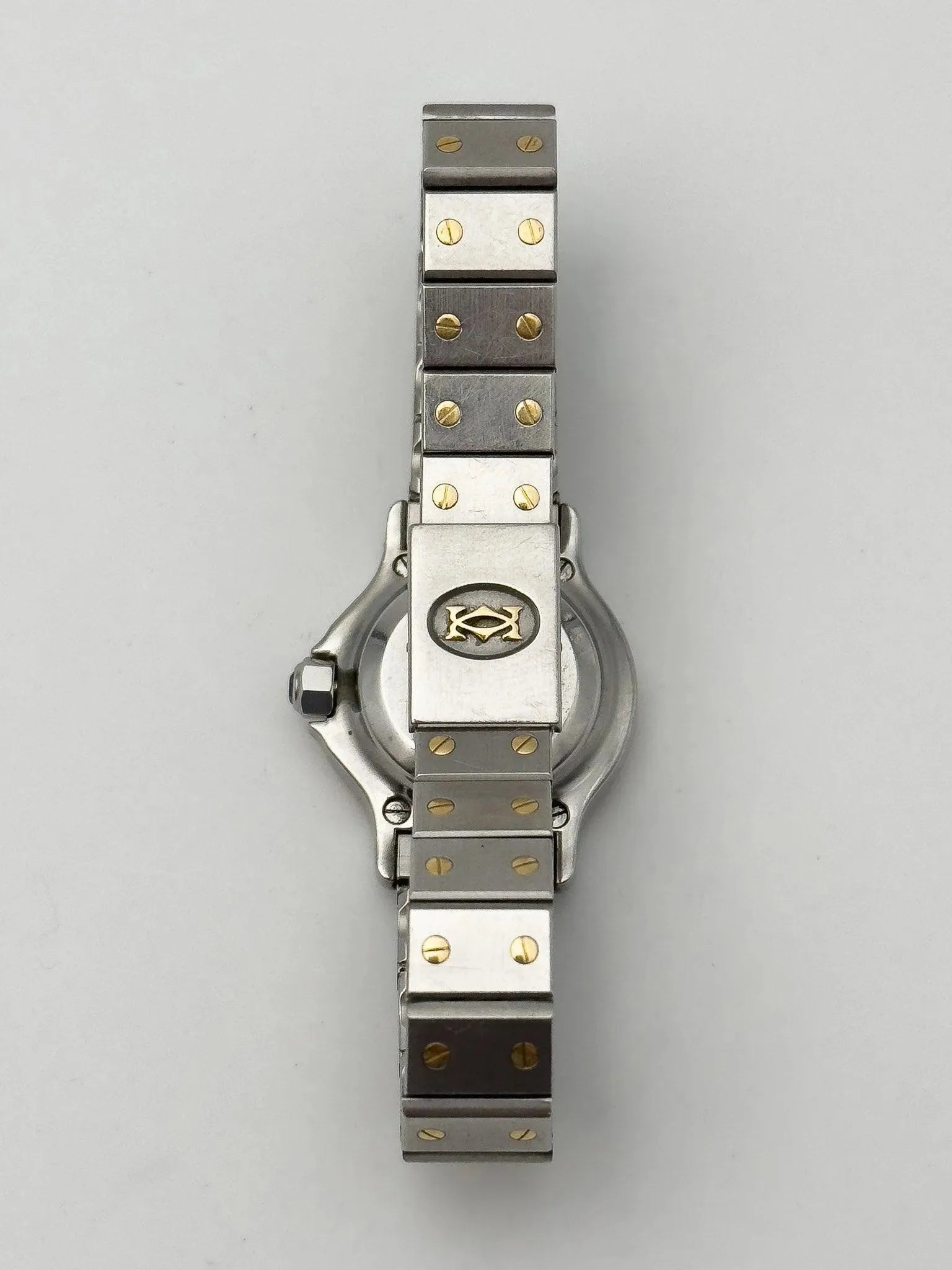 Cartier - Santos Octogonale Acier Or 24mm - 1980s - Atelier Victor Paris - Vintage Watch Shop Dubai