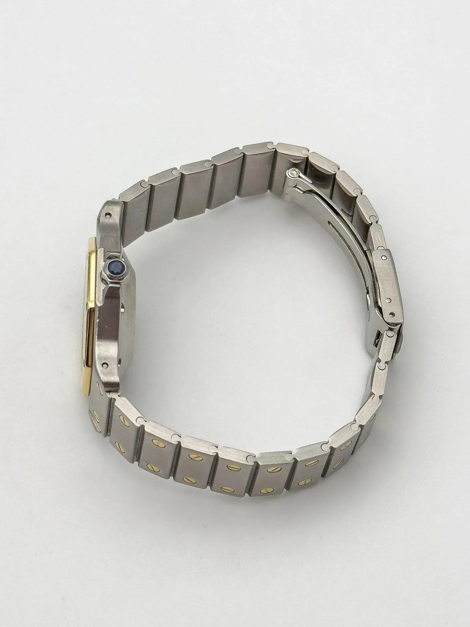 Cartier - Santos Octogonale acier or auto 30mm - 1980s - Atelier Victor Paris - Vintage Watch Shop Dubai