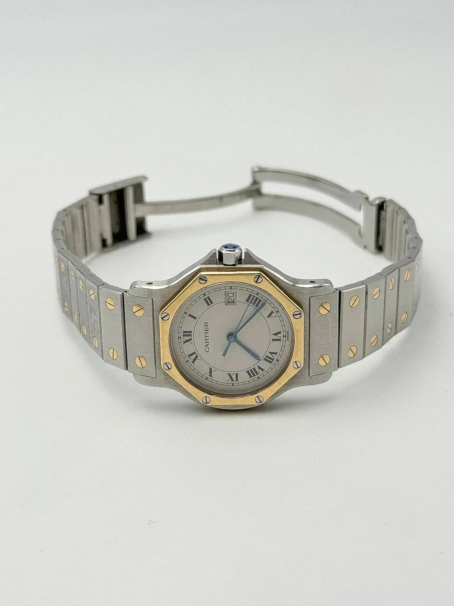 Cartier - SANTOS octogonale quartz large - 1990s - Atelier Victor