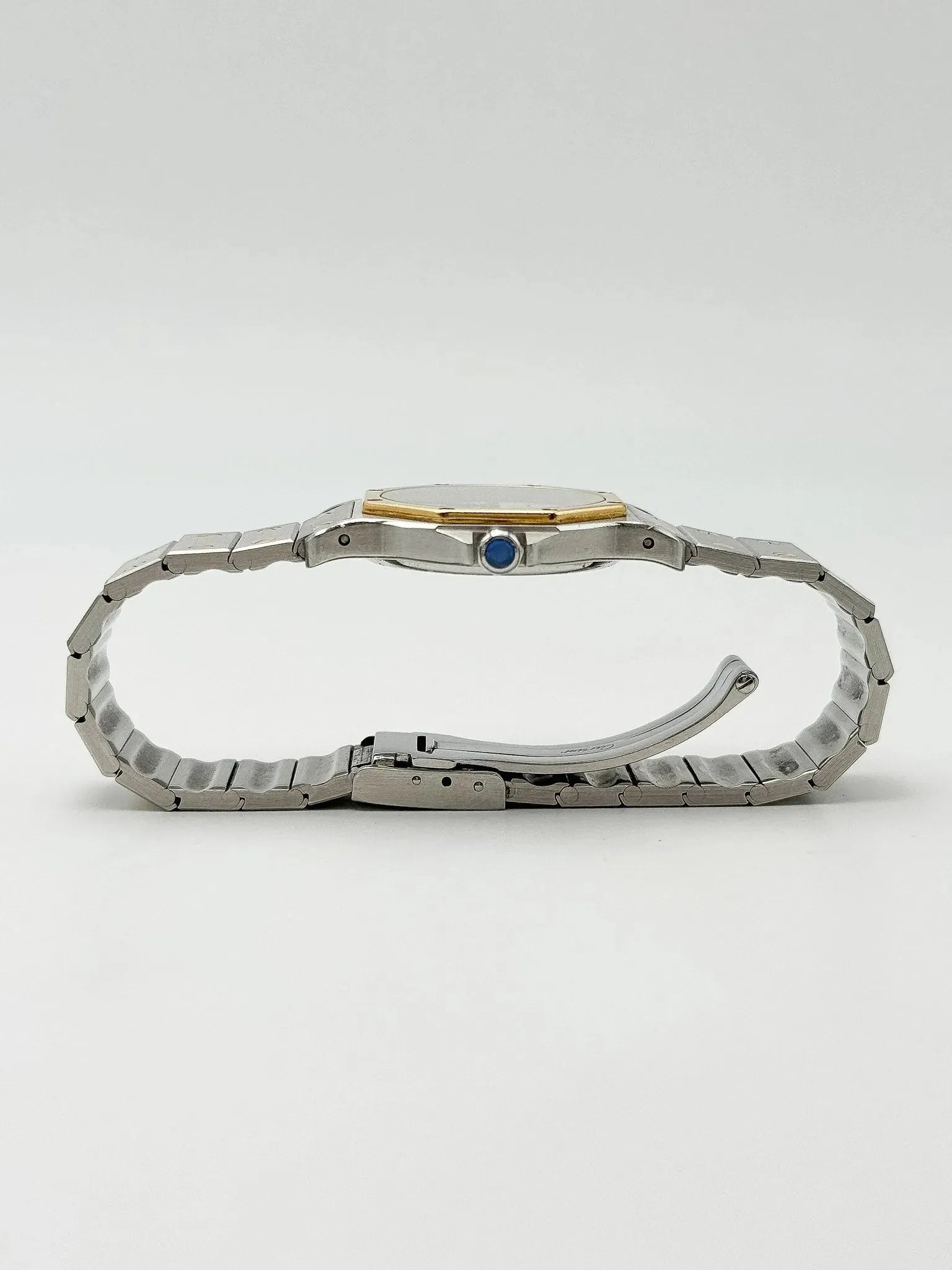 Cartier - SANTOS octogonale quartz large - 1990s - Atelier Victor Paris - Vintage Watch Shop Dubai