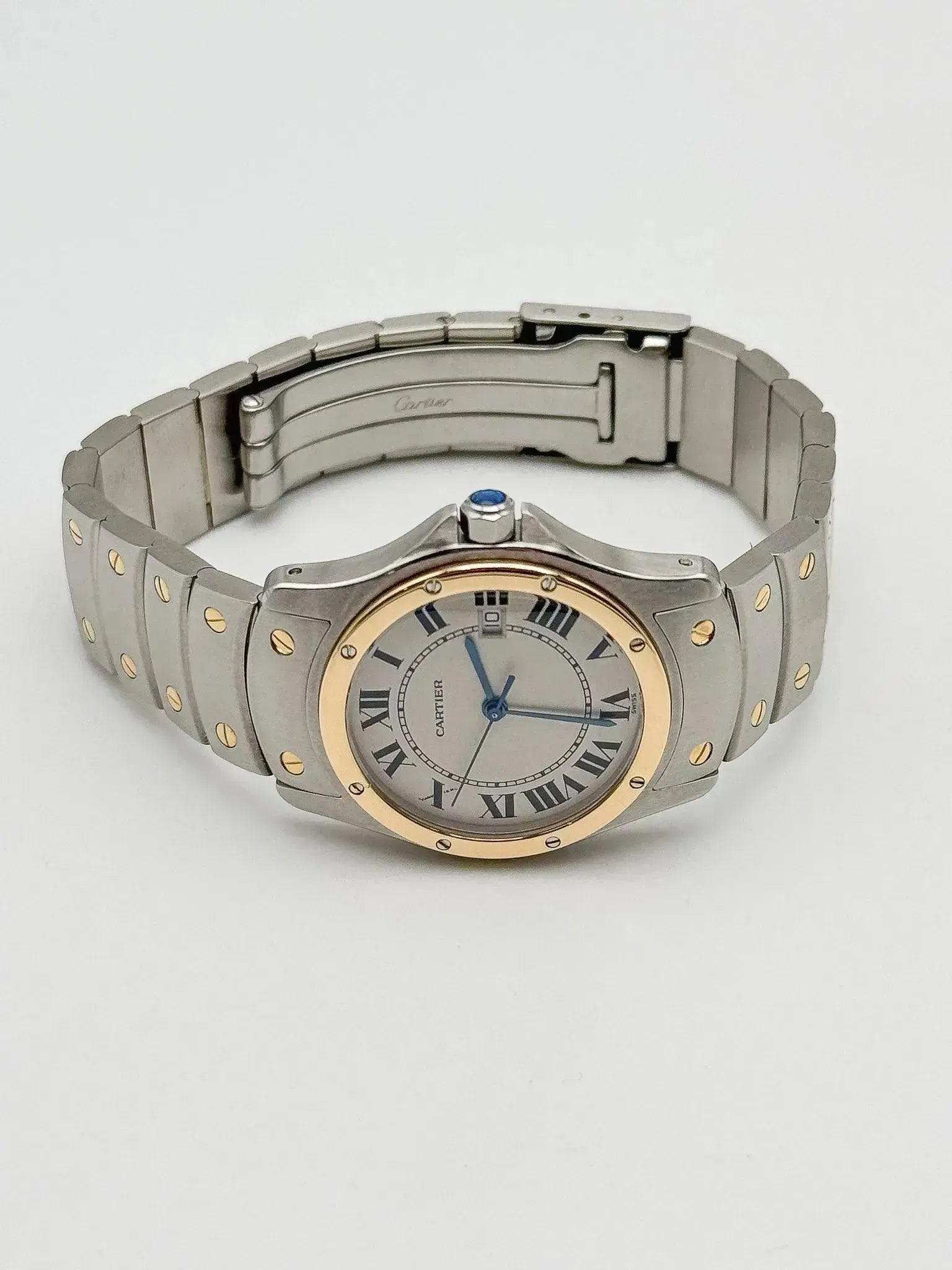 Cartier - Santos Ronde Acier Or 18k 30mm - 2000S - Atelier Victor