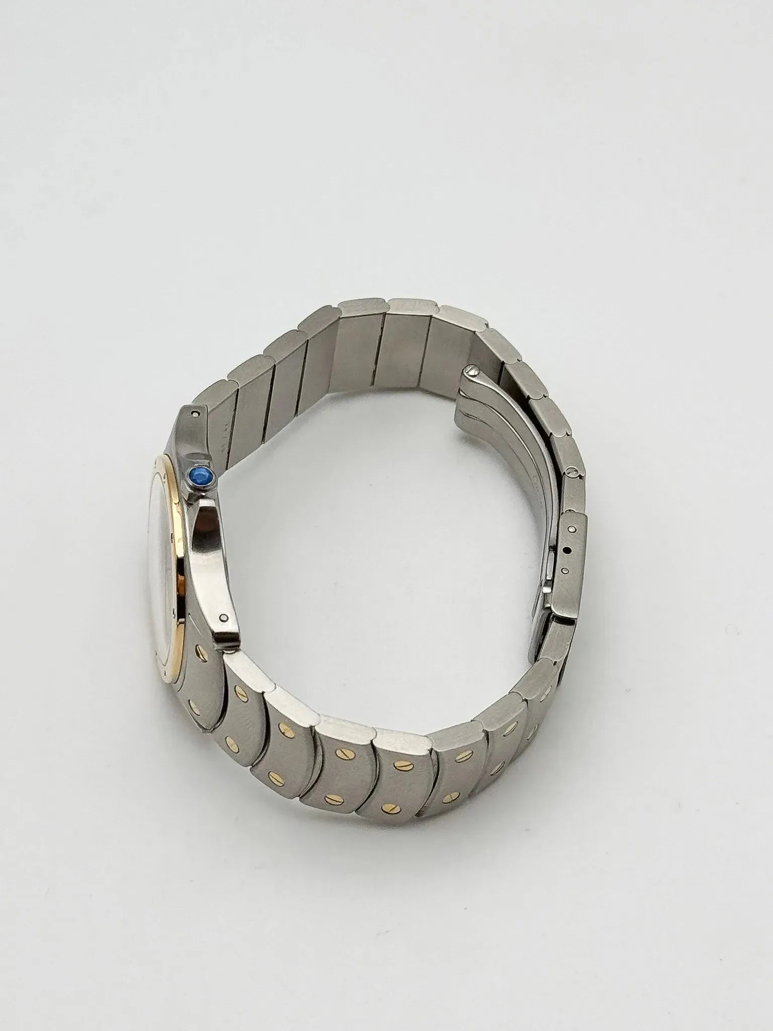 Cartier - Santos Ronde Acier Or 18k 30mm - 2000S - Atelier Victor - Vintage  Shop