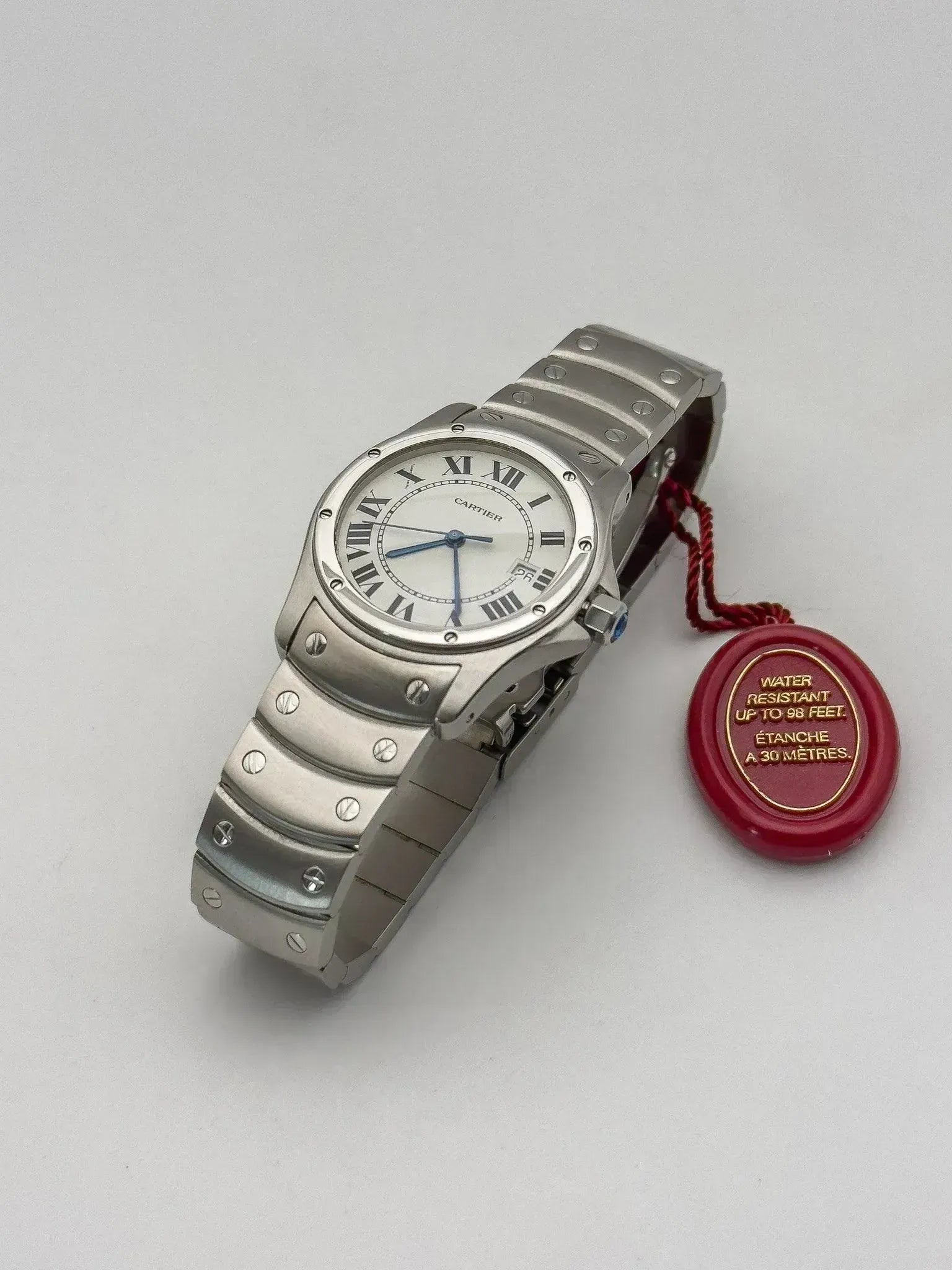 Cartier - Santos Ronde acier or - 2000s - Atelier Victor