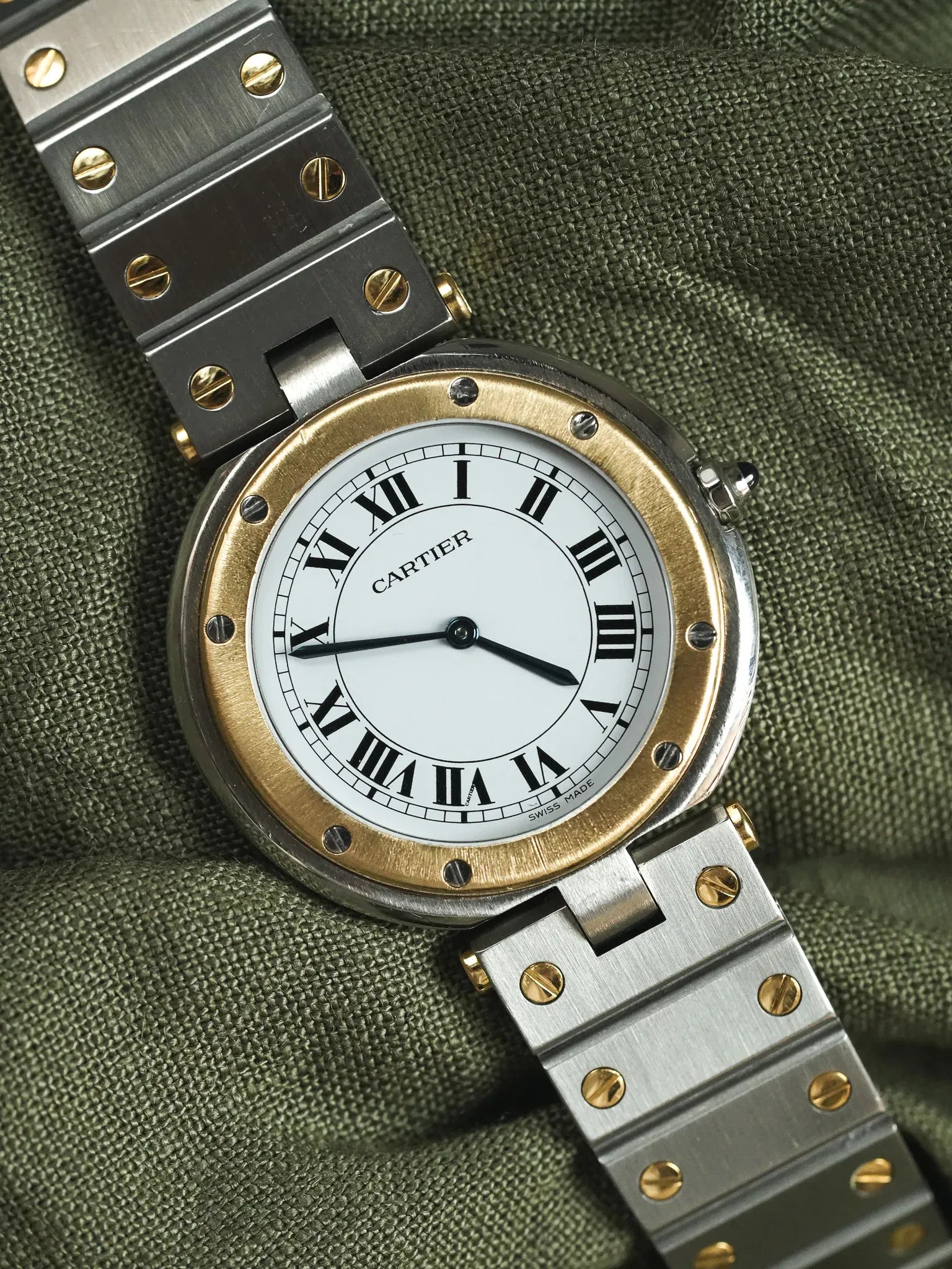 Cartier - Santos Vendome 8191 GM Acier Or - 1980s - Atelier Victor - Vintage  Shop