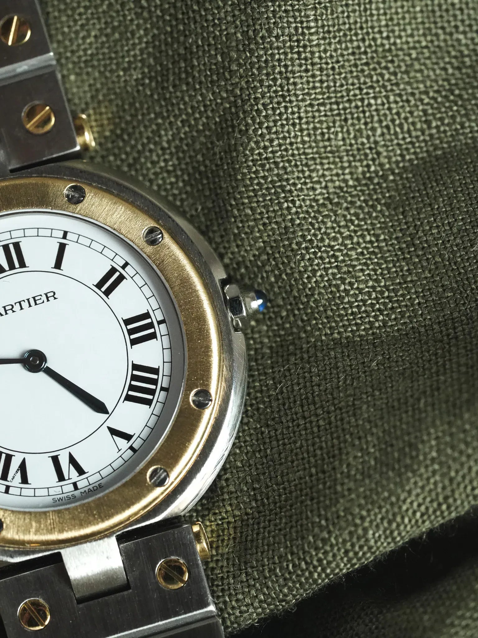 Cartier - Santos Vendome 8191 GM Acier Or - 1980s - Atelier Victor - Vintage  Shop