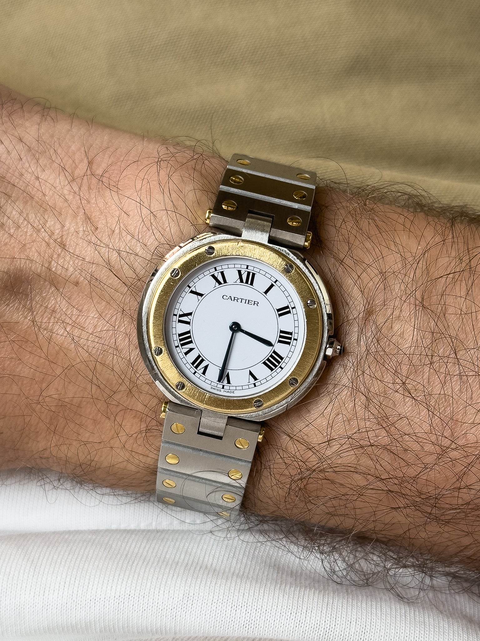 Cartier - Santos Vendome 8191 GM Acier Or - 1980s - Atelier Victor - Vintage  Shop