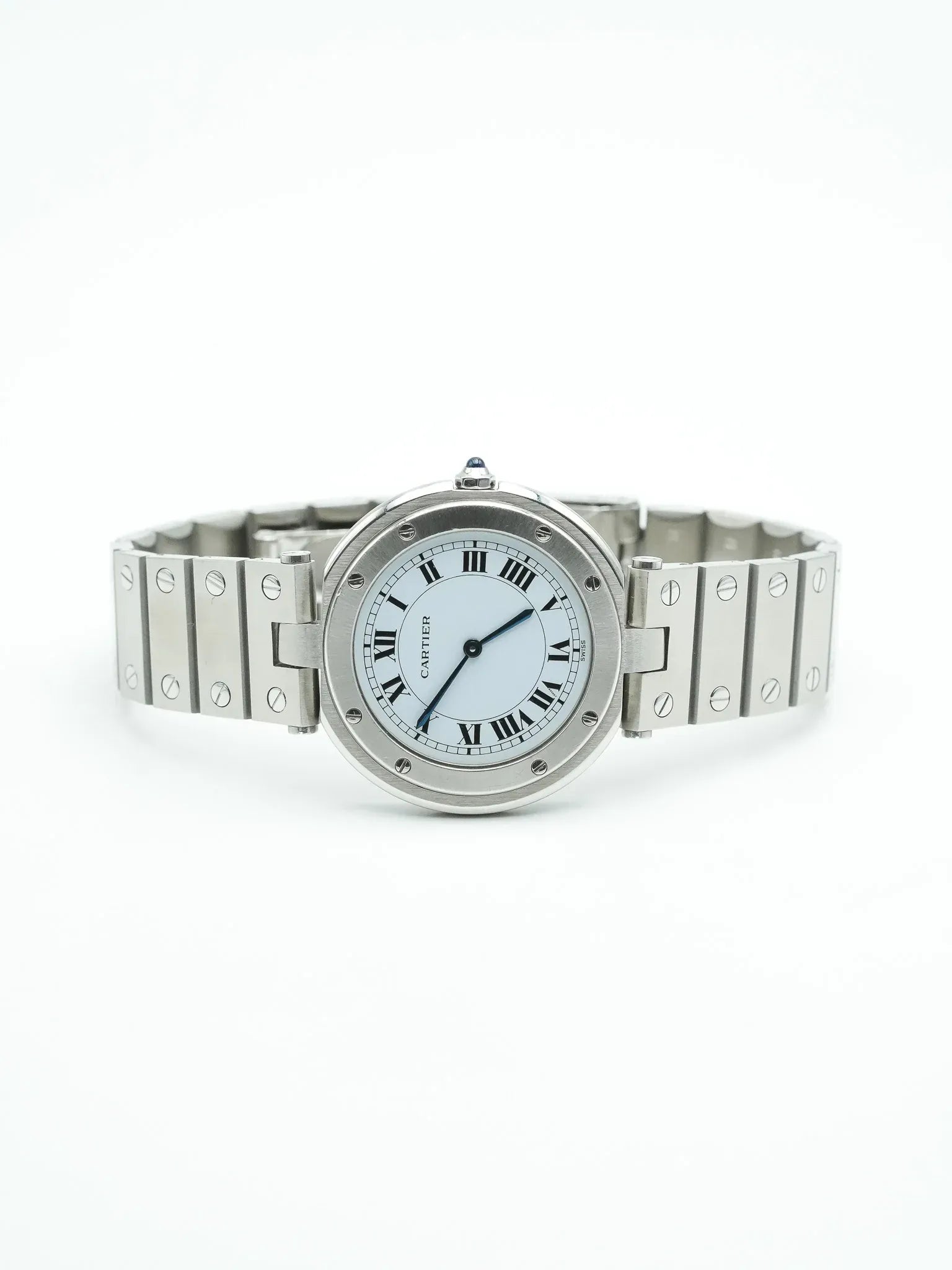 Cartier - Santos Vendome Ultra plate Acier - 1980s - Atelier Victor