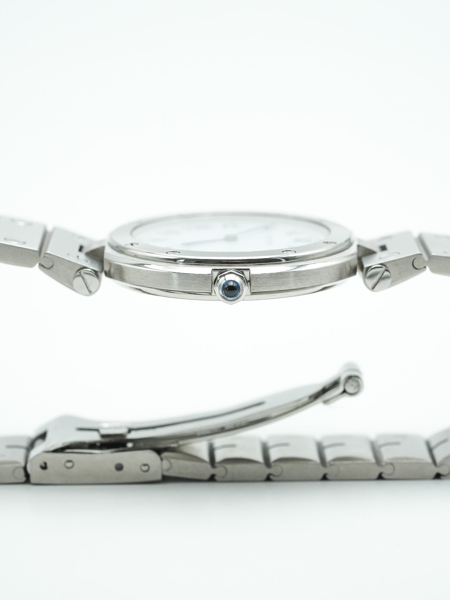 Cartier - Santos Vendome Ultra plate Acier - 1980s - Atelier Victor Paris - Vintage Watch Shop Dubai