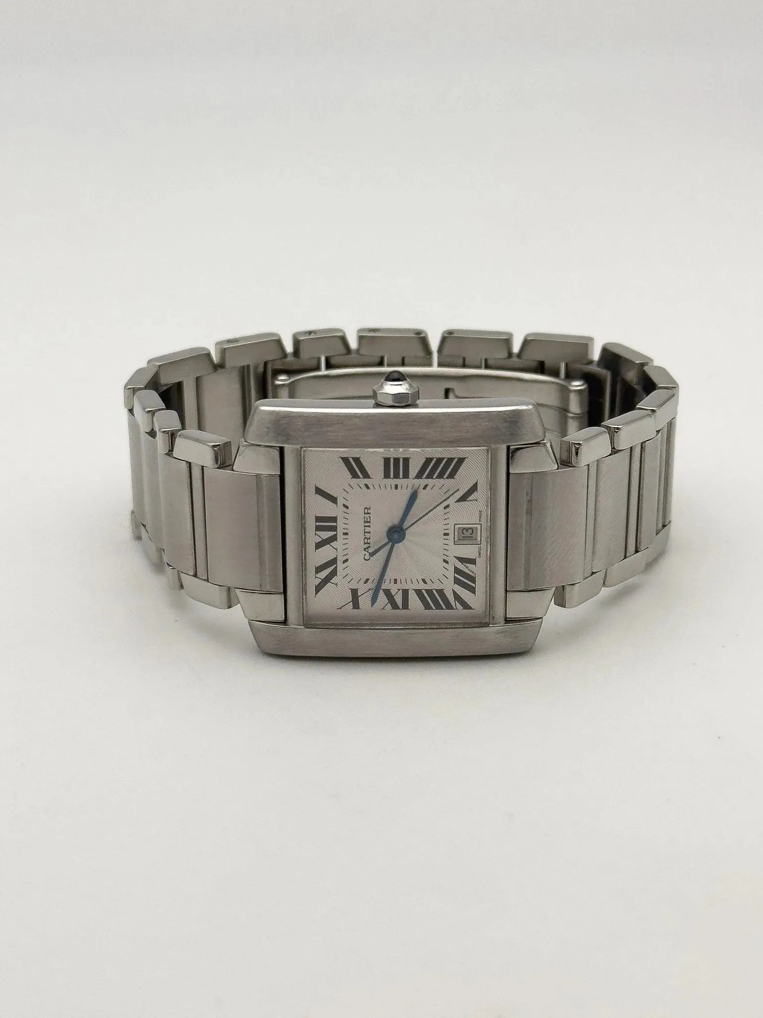Cartier - Tank Française LM Auto - boîte - 2000S - Atelier Victor - Vintage  Shop