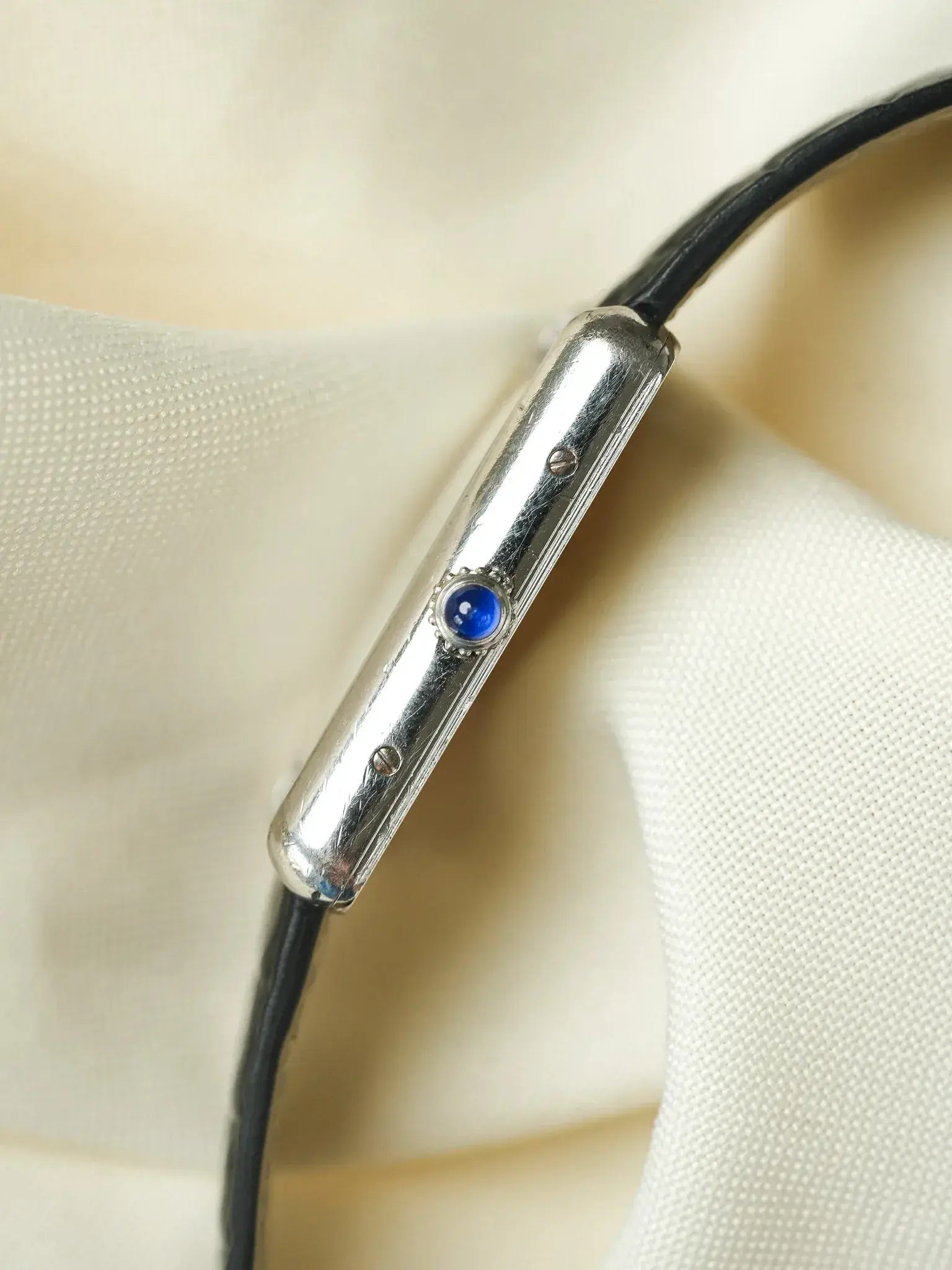 Cartier - Tank Must 2414 Argent massif avec boucle déployante - 1990s