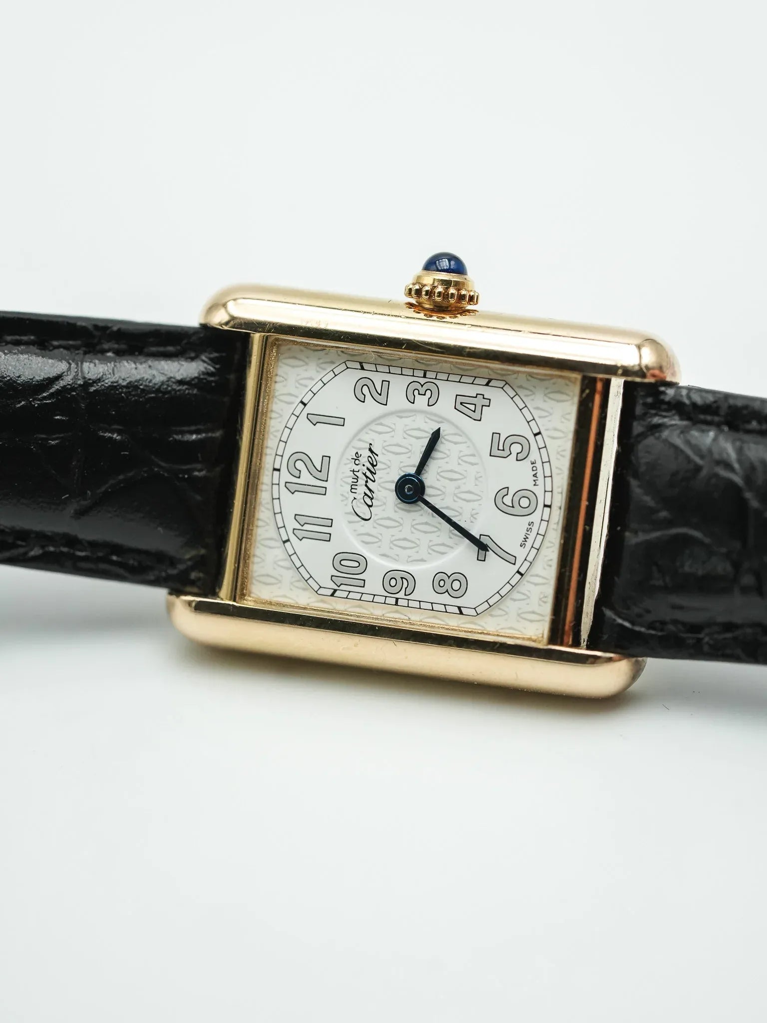 Cartier - Tank Must SM Vermeil Cadran Chiffre Arabes - 1990s - Atelier Victor - Vintage  Shop