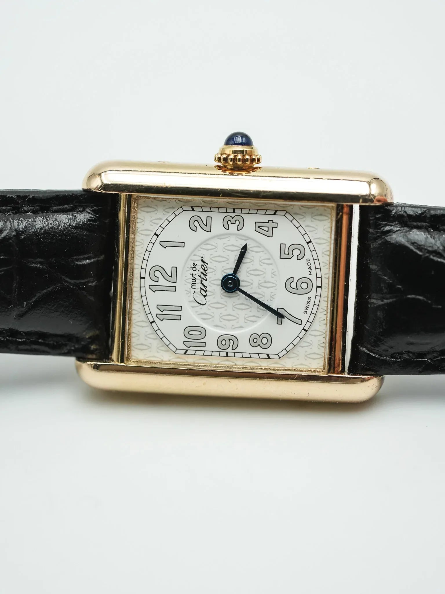 Cartier - Tank Must SM Vermeil Cadran Chiffre Arabes - 1990s - Atelier Victor - Vintage  Shop