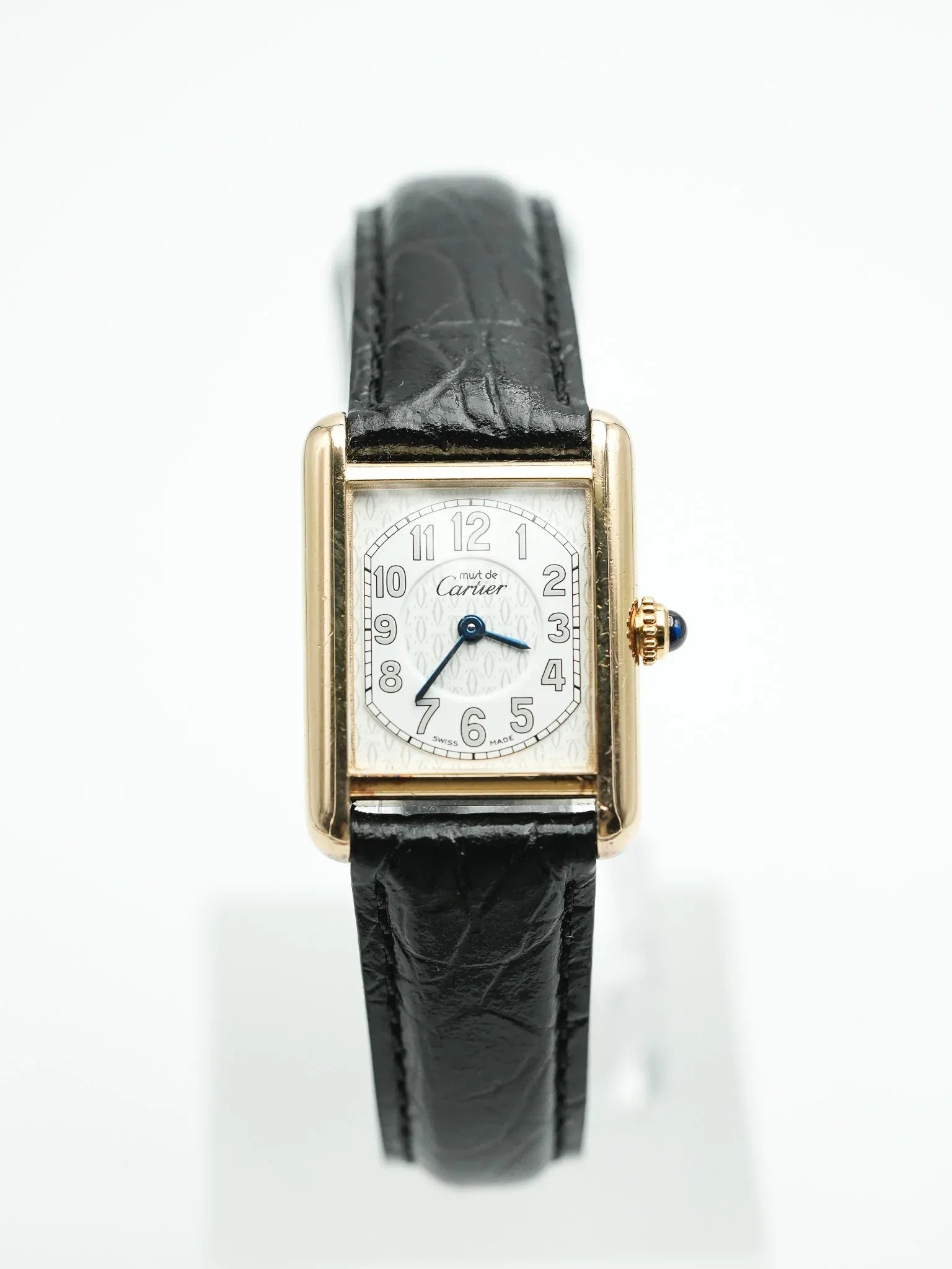 Cartier - Tank Must SM Vermeil Cadran Chiffre Arabes - 1990s - Atelier Victor - Vintage  Shop