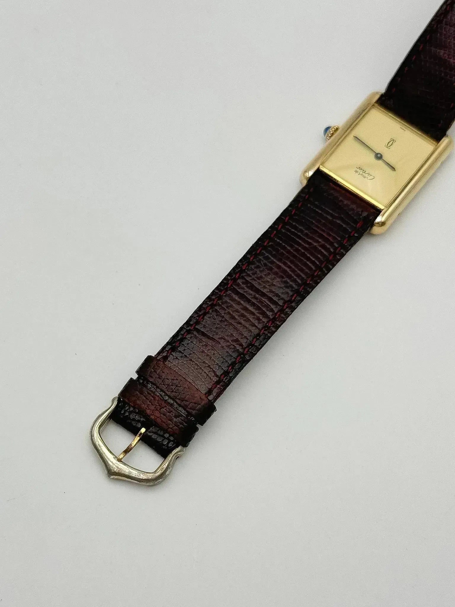 Cartier - Tank Must Vermeil Cadran Lemon - Boite & Papier - 1981 - Atelier Victor