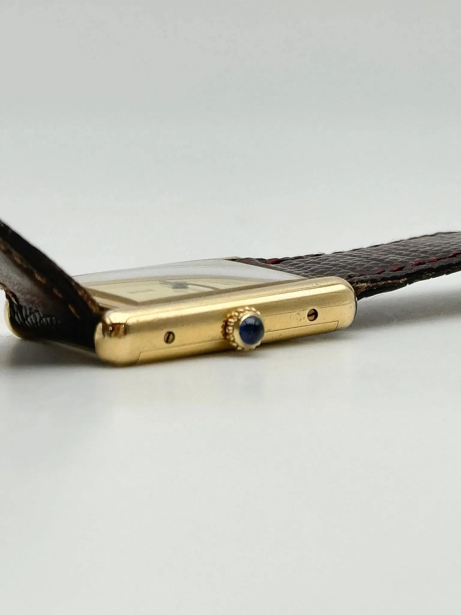 Cartier - Tank Must Vermeil Cadran Lemon - Boite & Papier - 1981 - Atelier Victor Paris - Vintage Watch Shop Dubai