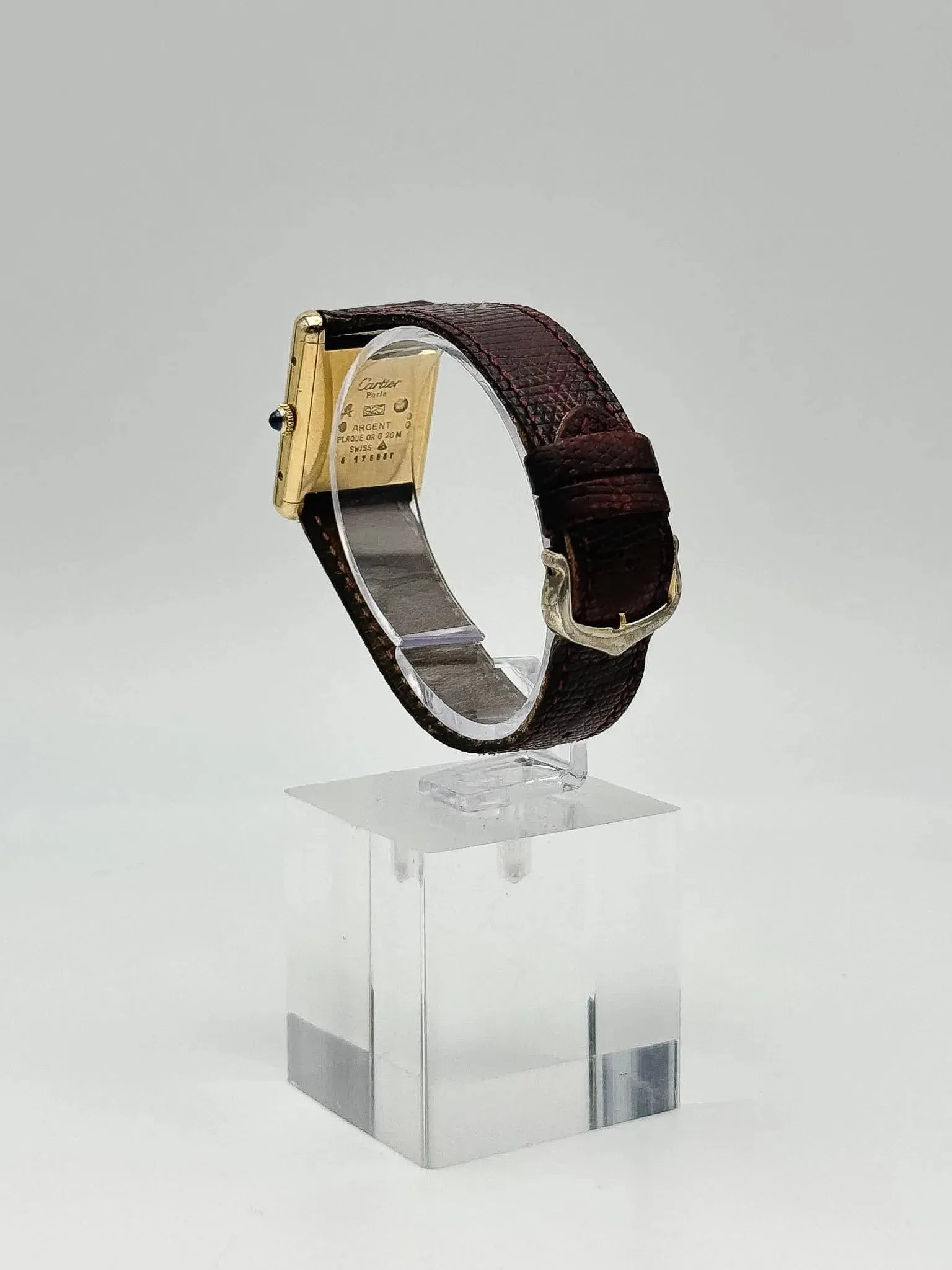 Cartier - Tank Must Vermeil Cadran Lemon - Boite & Papier - 1981 - Atelier Victor Paris - Vintage Watch Shop Dubai