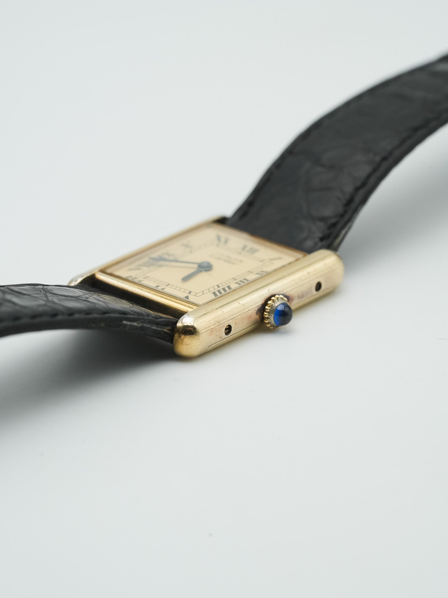 Cartier - Tank Must Vermeil Cadran Romain - 1980s - Atelier Victor Paris - Vintage Watch Shop Dubai