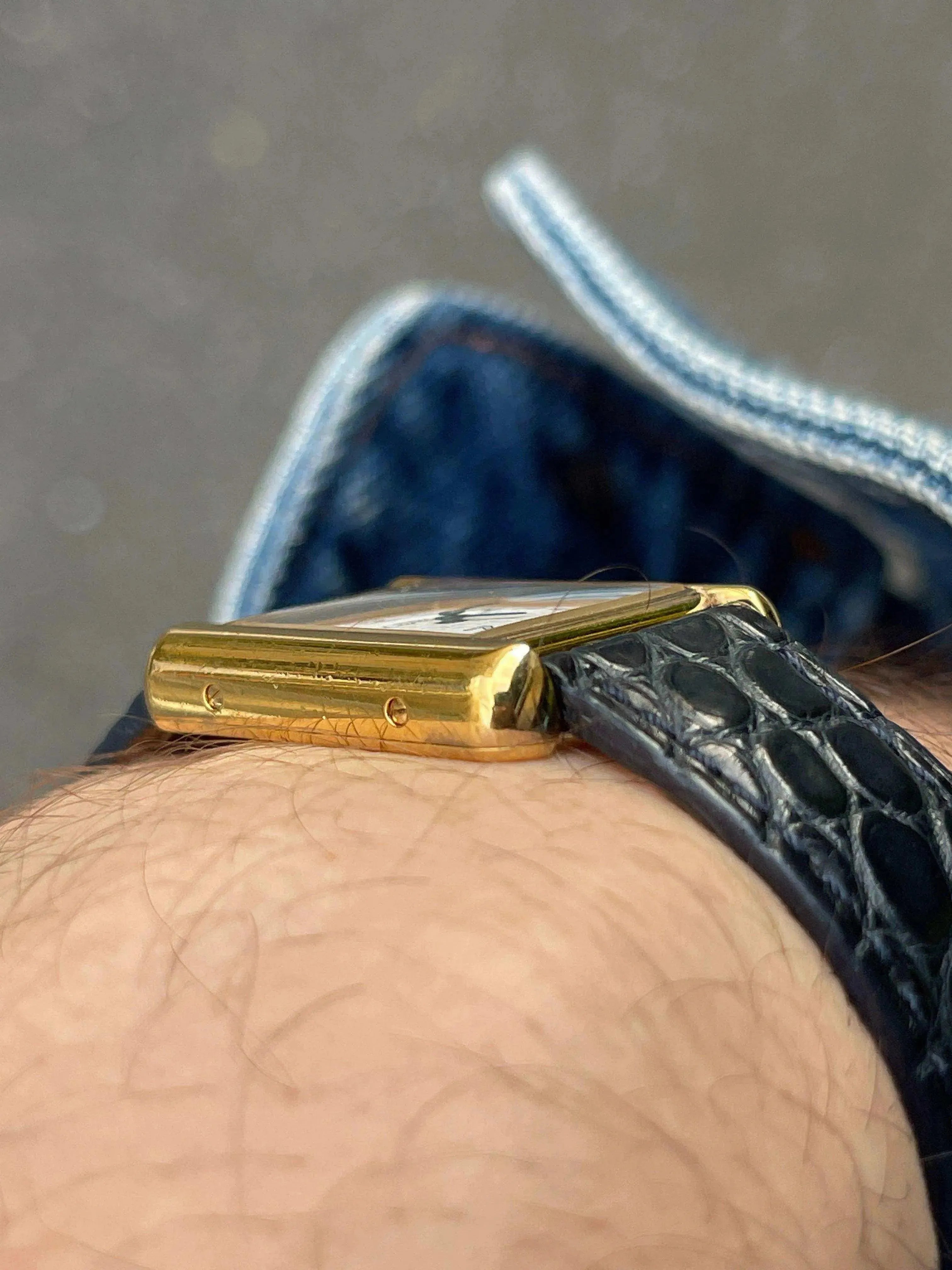 Cartier - Tank Must Vermeil Chiffre arabes - 1990s - Atelier Victor Paris - Vintage Watch Shop Dubai