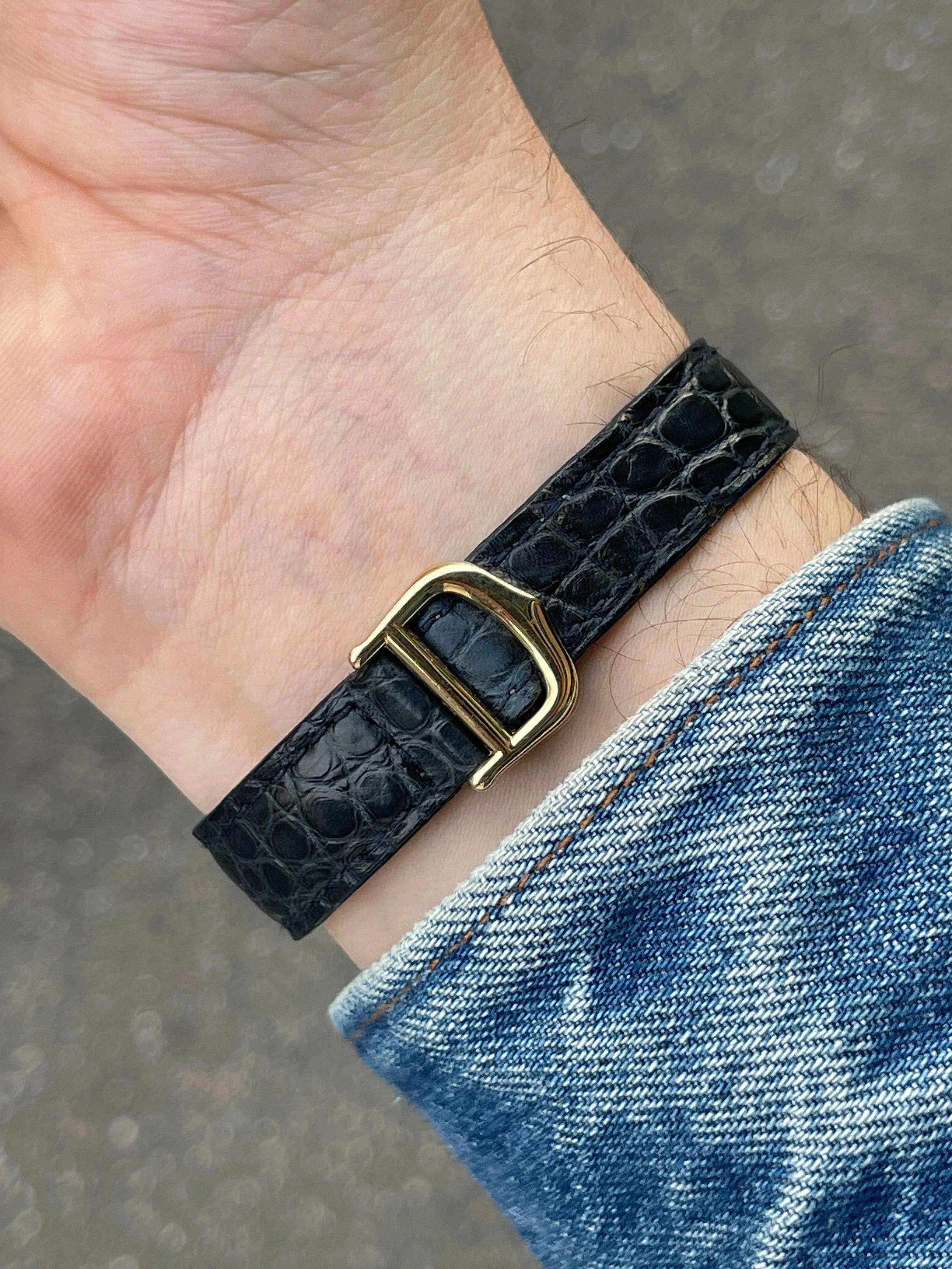 Cartier - Tank Must Vermeil Chiffre arabes - 1990s - Atelier Victor Paris - Vintage Watch Shop Dubai