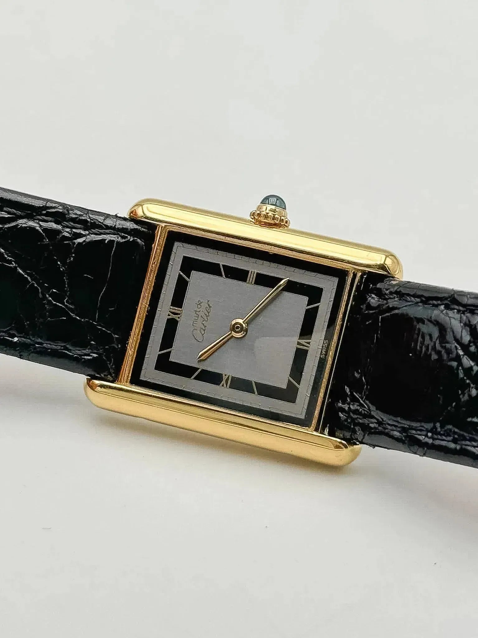 Cartier - Tank Must Vermeil Gris - 1980s - Atelier Victor