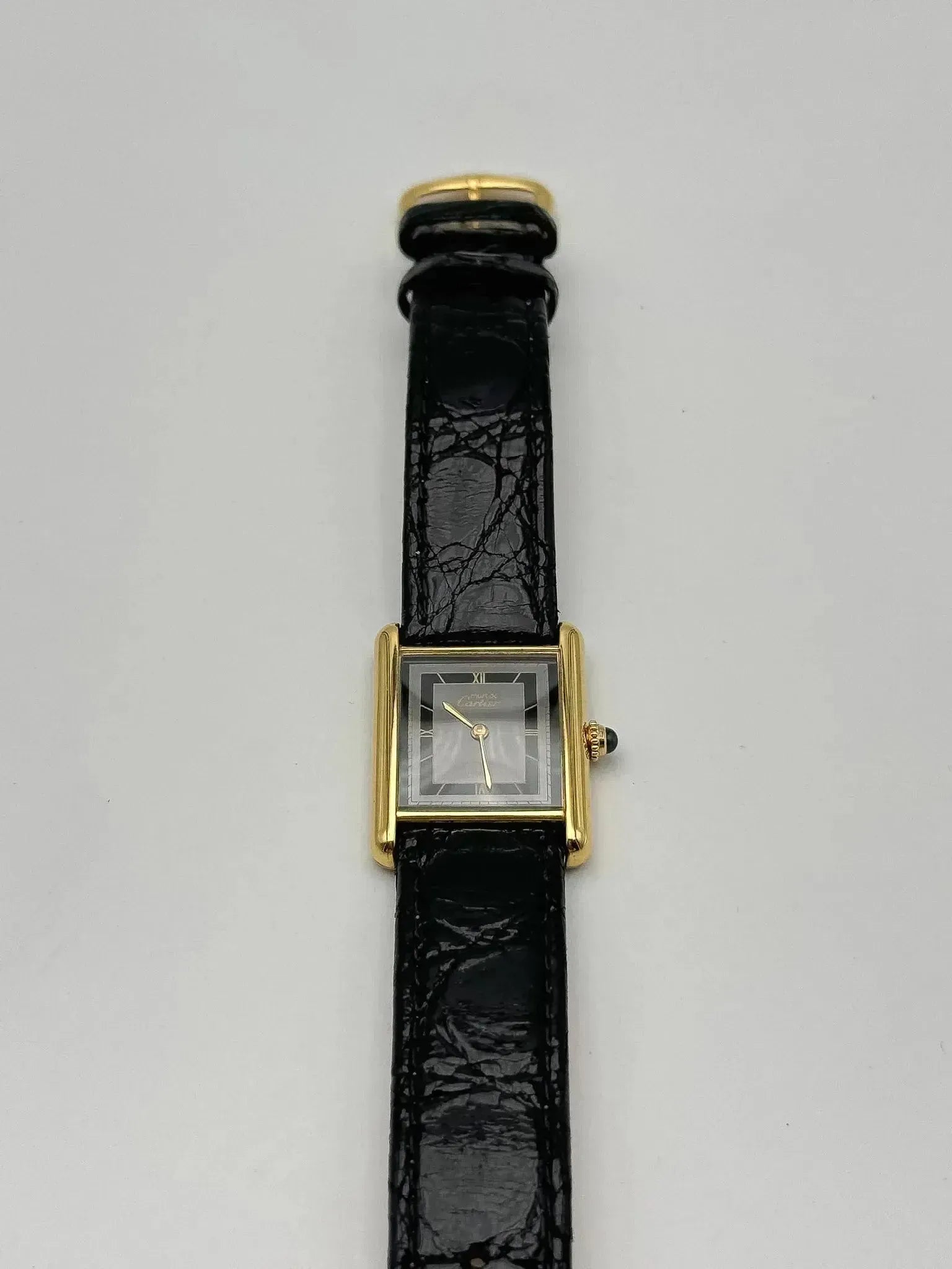 Cartier - Tank Must Vermeil Gris - 1980s - Atelier Victor
