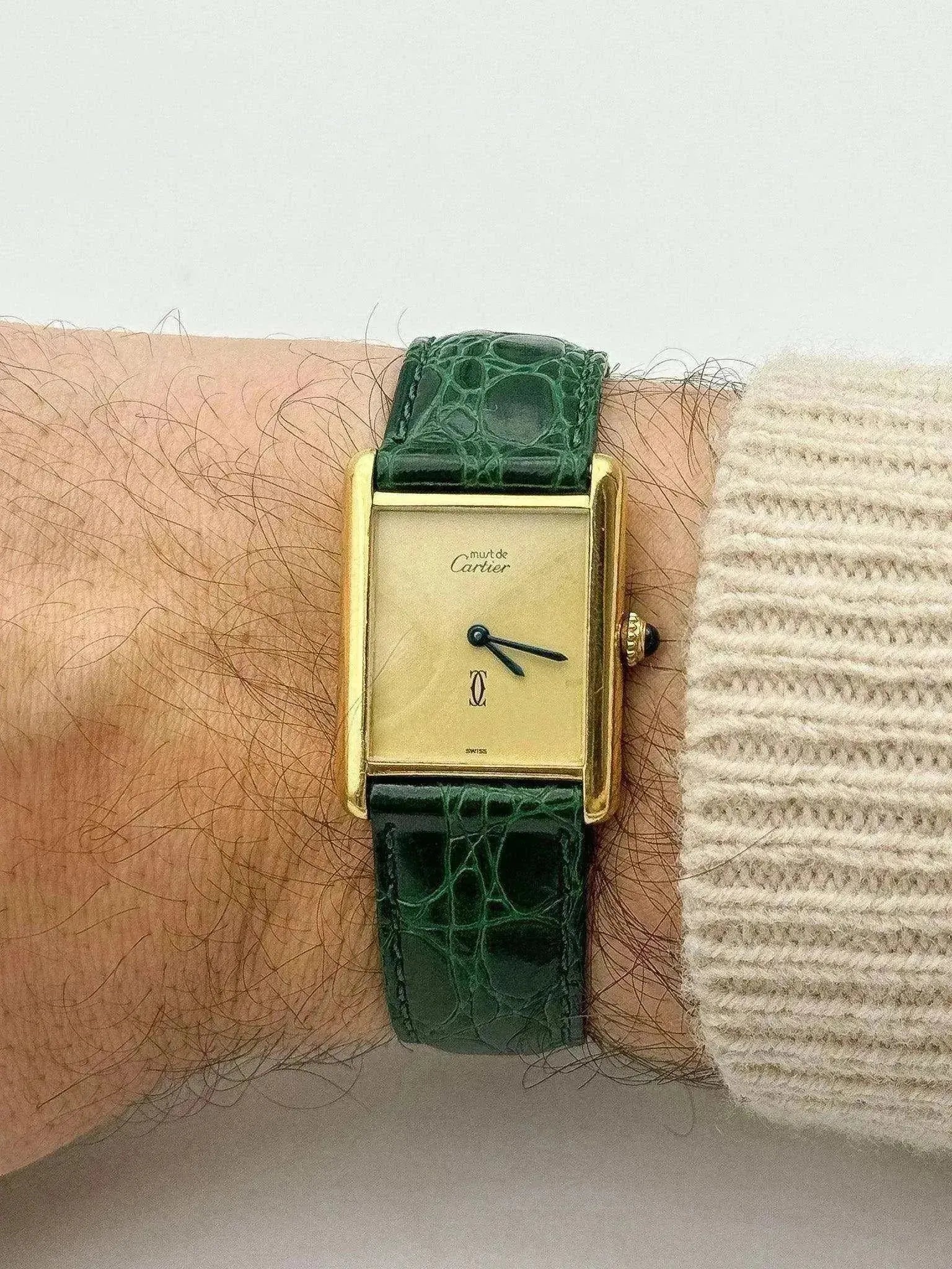 Cartier - Tank Must Vermeil Lemon - 1980s - Atelier Victor