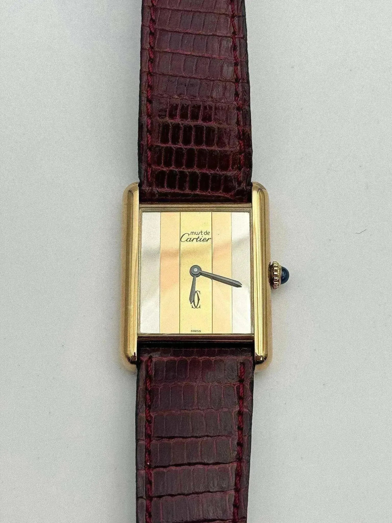 Cartier - Tank Must Vermeil Trinity - NOS - 1980S - Atelier Victor