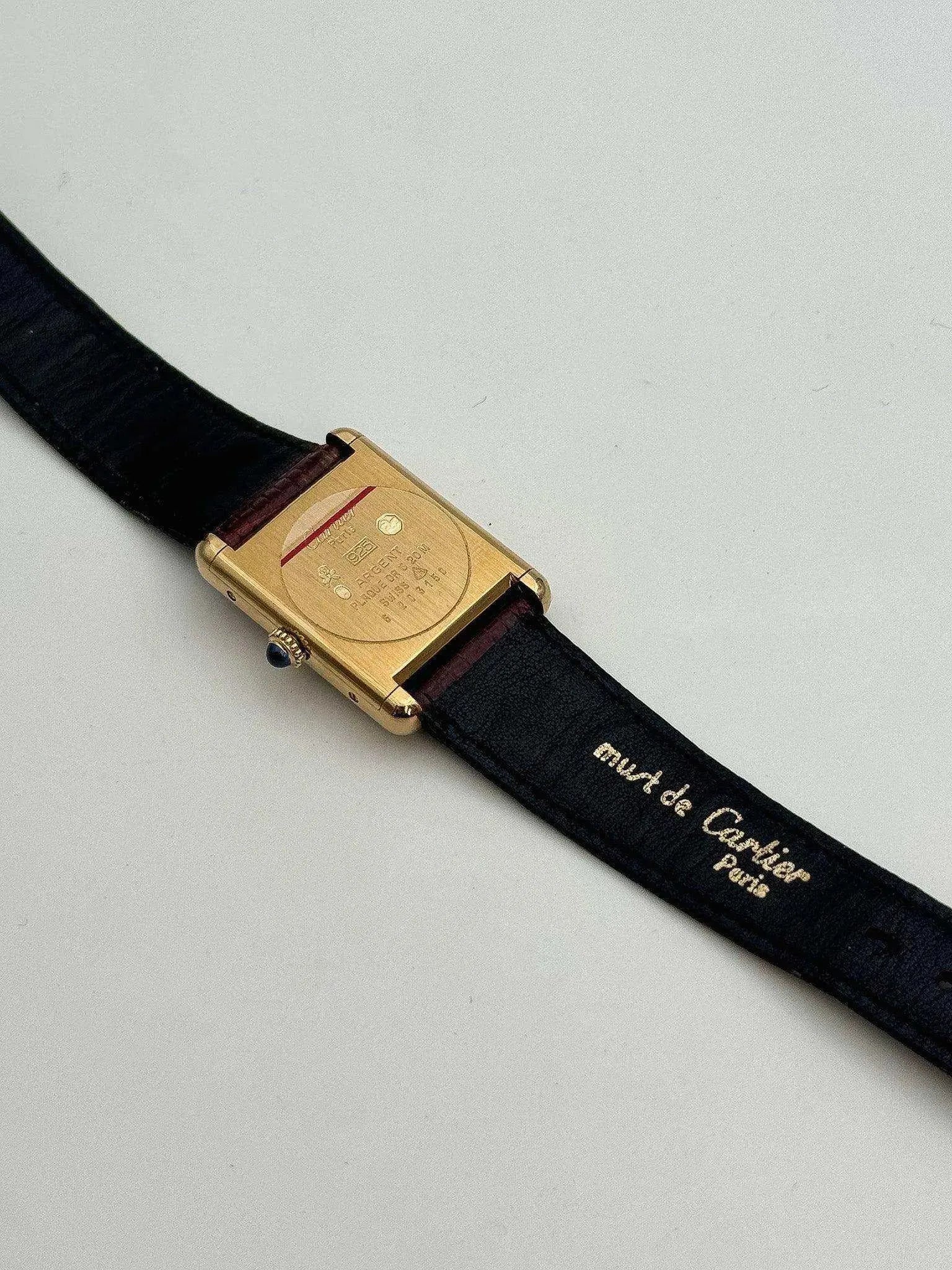 Cartier - Tank Must Vermeil Trinity - NOS - 1980S - Atelier Victor Paris - Vintage Watch Shop Dubai