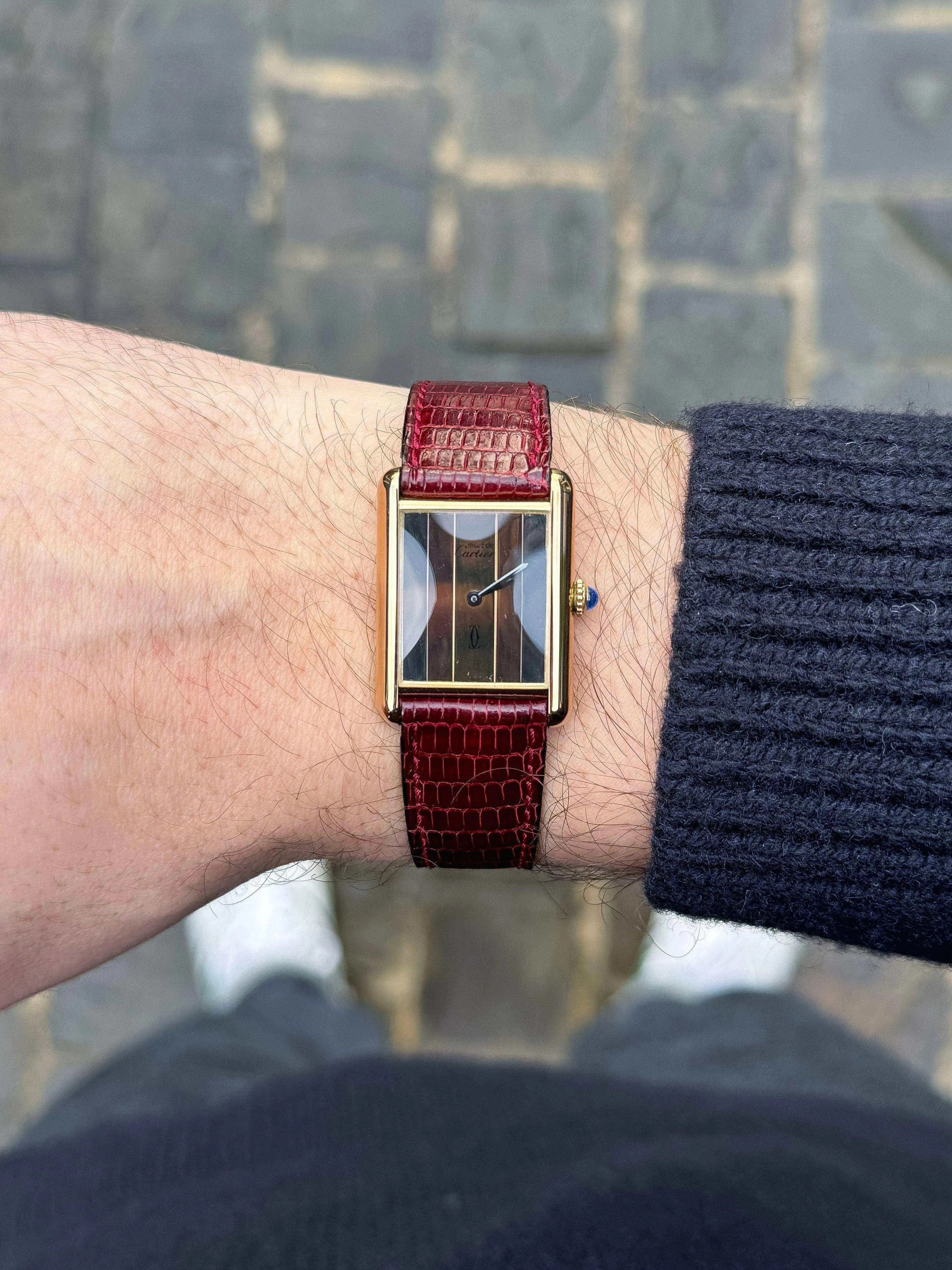 Cartier - Tank Must Vermeil Trinity - NOS - 1980S - Atelier Victor Paris - Vintage Watch Shop Dubai