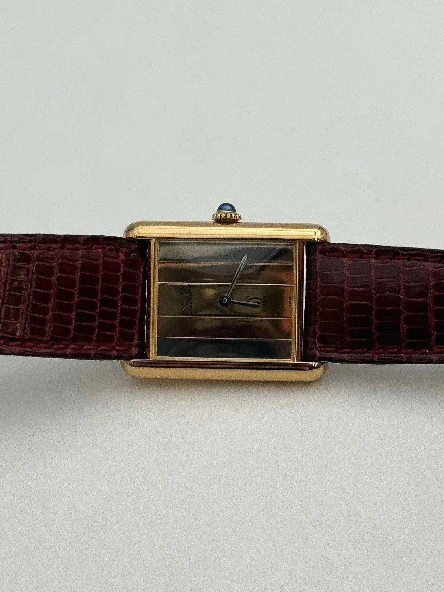 Cartier - Tank Must Vermeil Trinity - NOS - 1980S - Atelier Victor Paris - Vintage Watch Shop Dubai