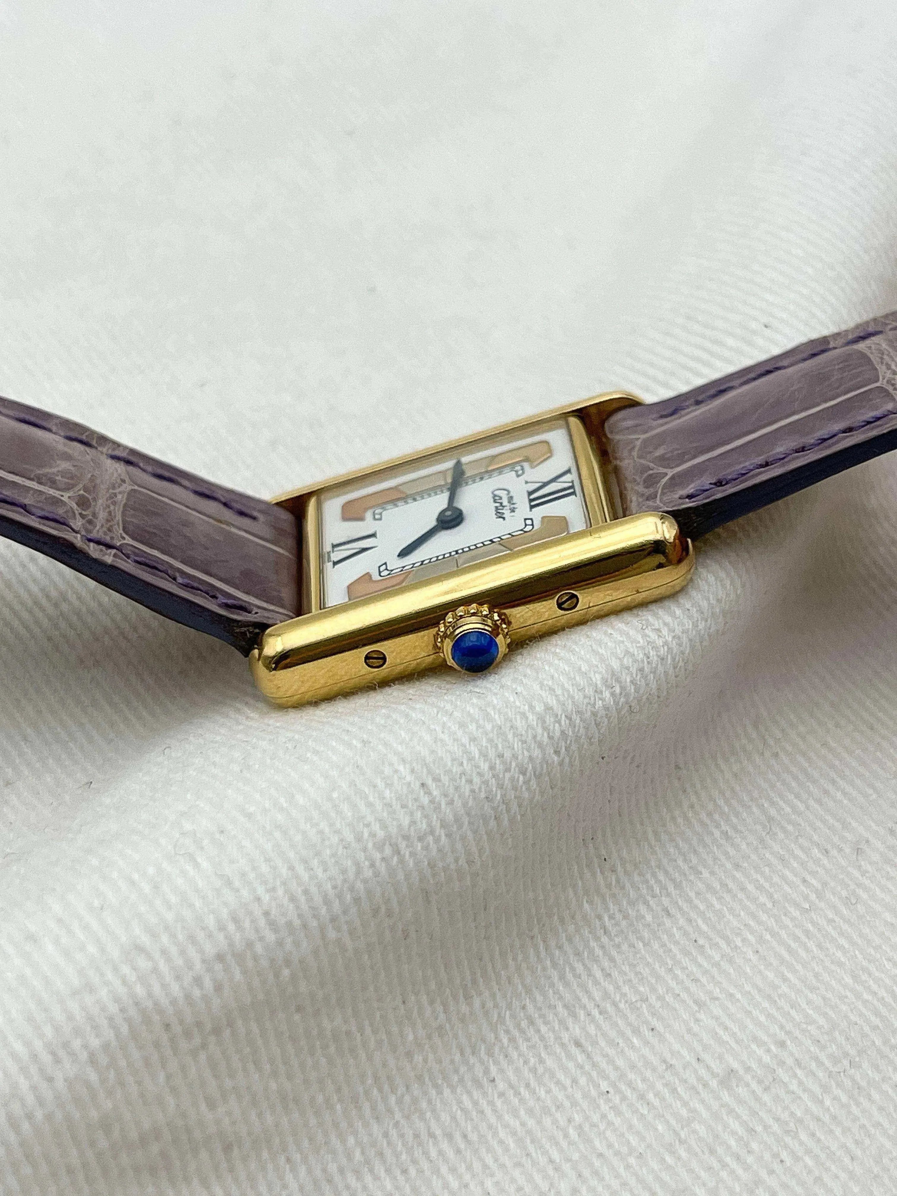 Cartier - Tank Must Vermeil Trinity SM - Full set - 1990s - Atelier Victor Paris - Vintage Watch Shop Dubai
