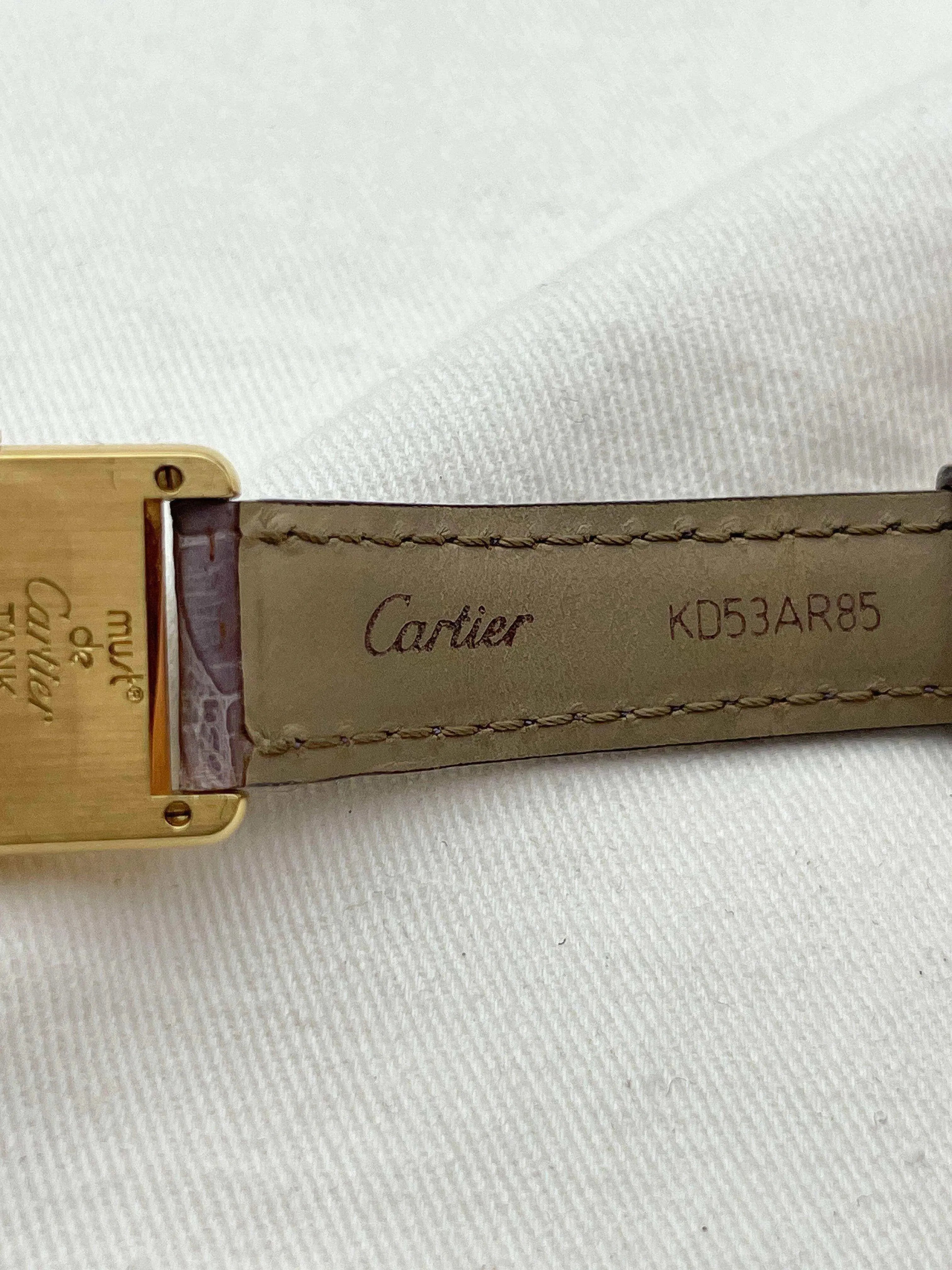 Cartier - Tank Must Vermeil Trinity SM - Full set - 1990s - Atelier Victor Paris - Vintage Watch Shop Dubai