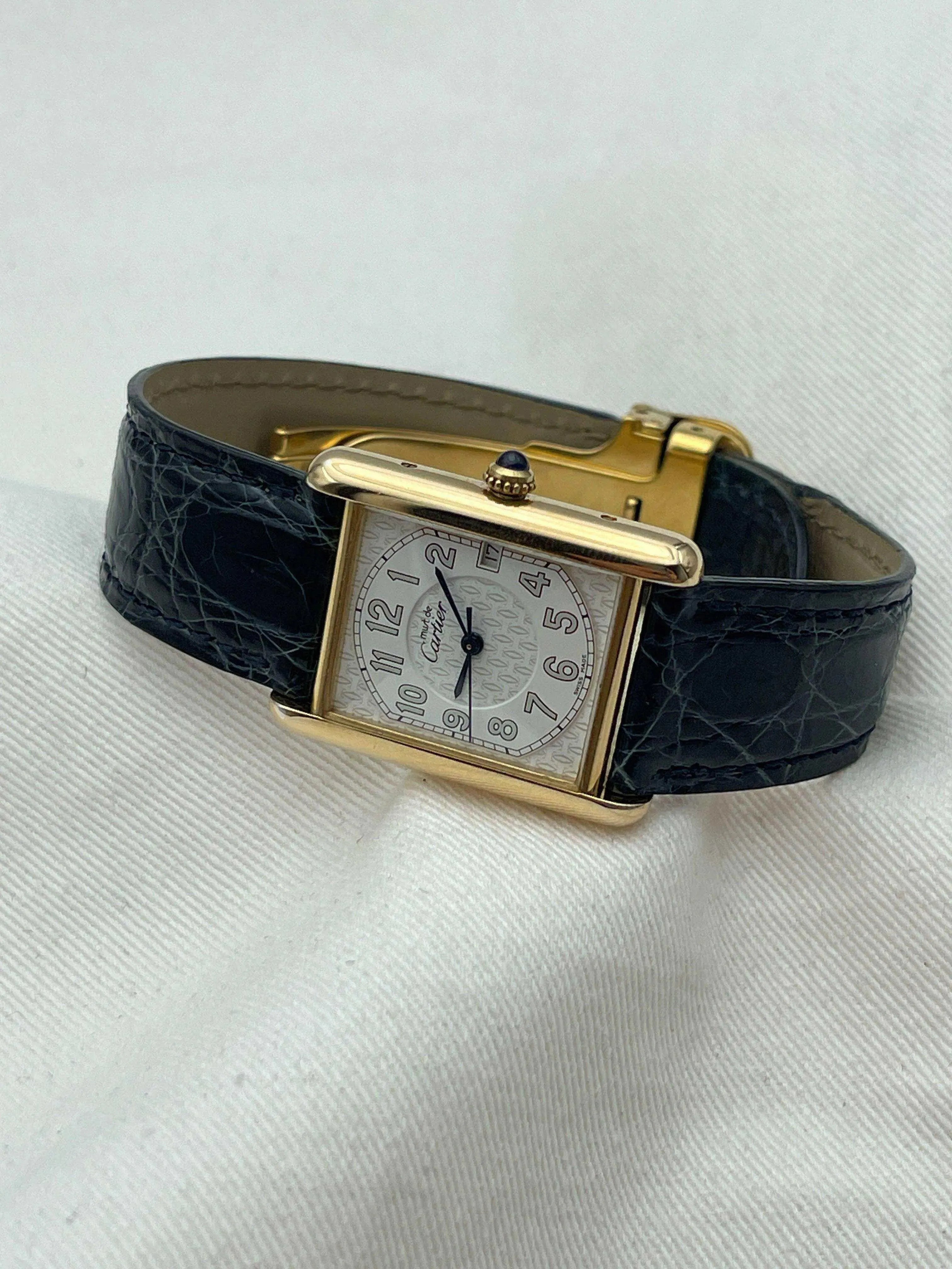 Cartier - Tank Must XL Vermeil Boucle Déployante - 1990S - Atelier Victor Paris - Vintage Watch Shop Dubai